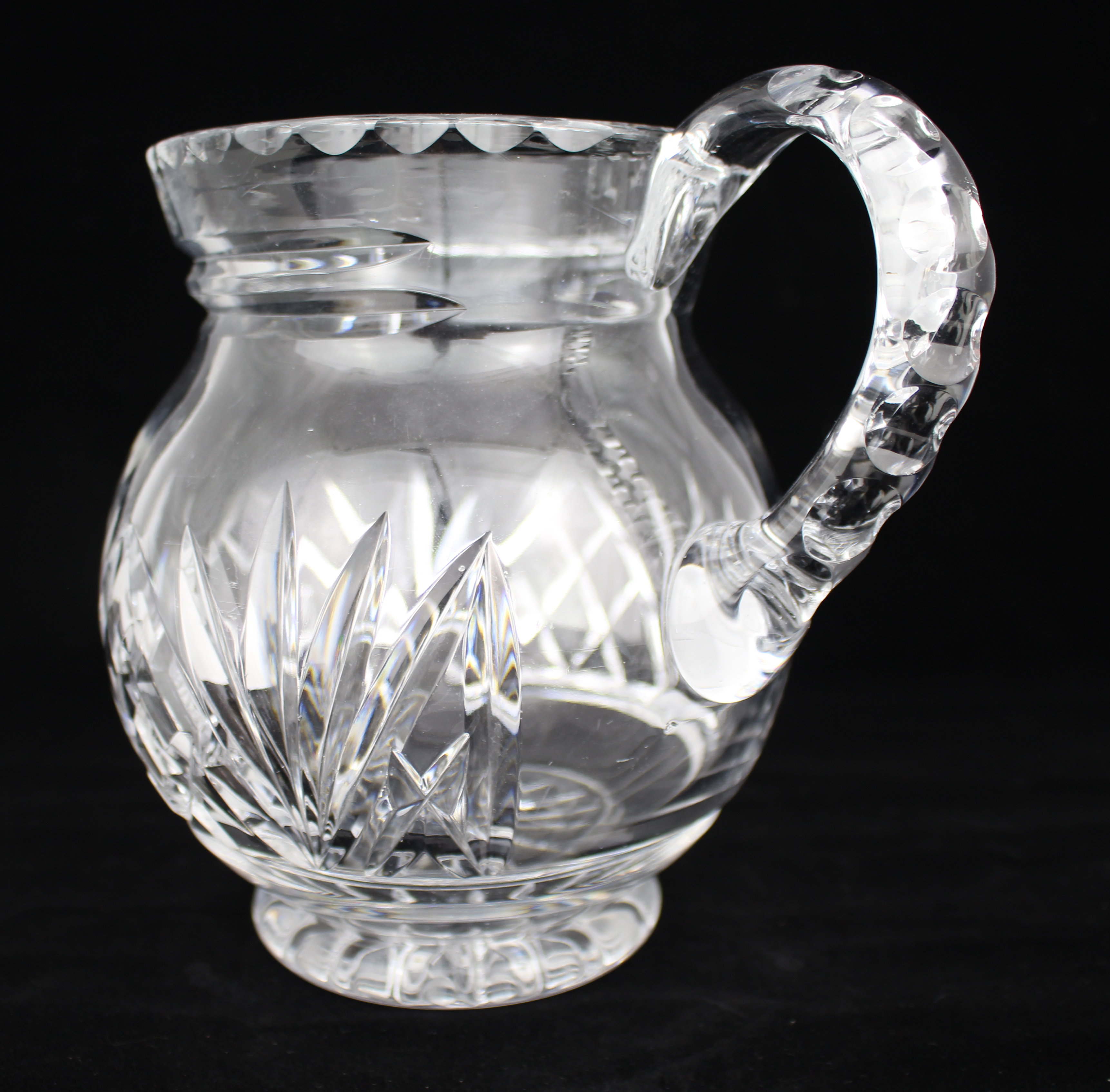 Vintage Mid 10th c. Cut Glss Crystal Jug
