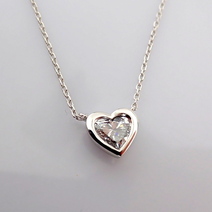 Heart Cut Lab-Grown Diamond Necklace - 0.43 Total Carat (MDI Certified)