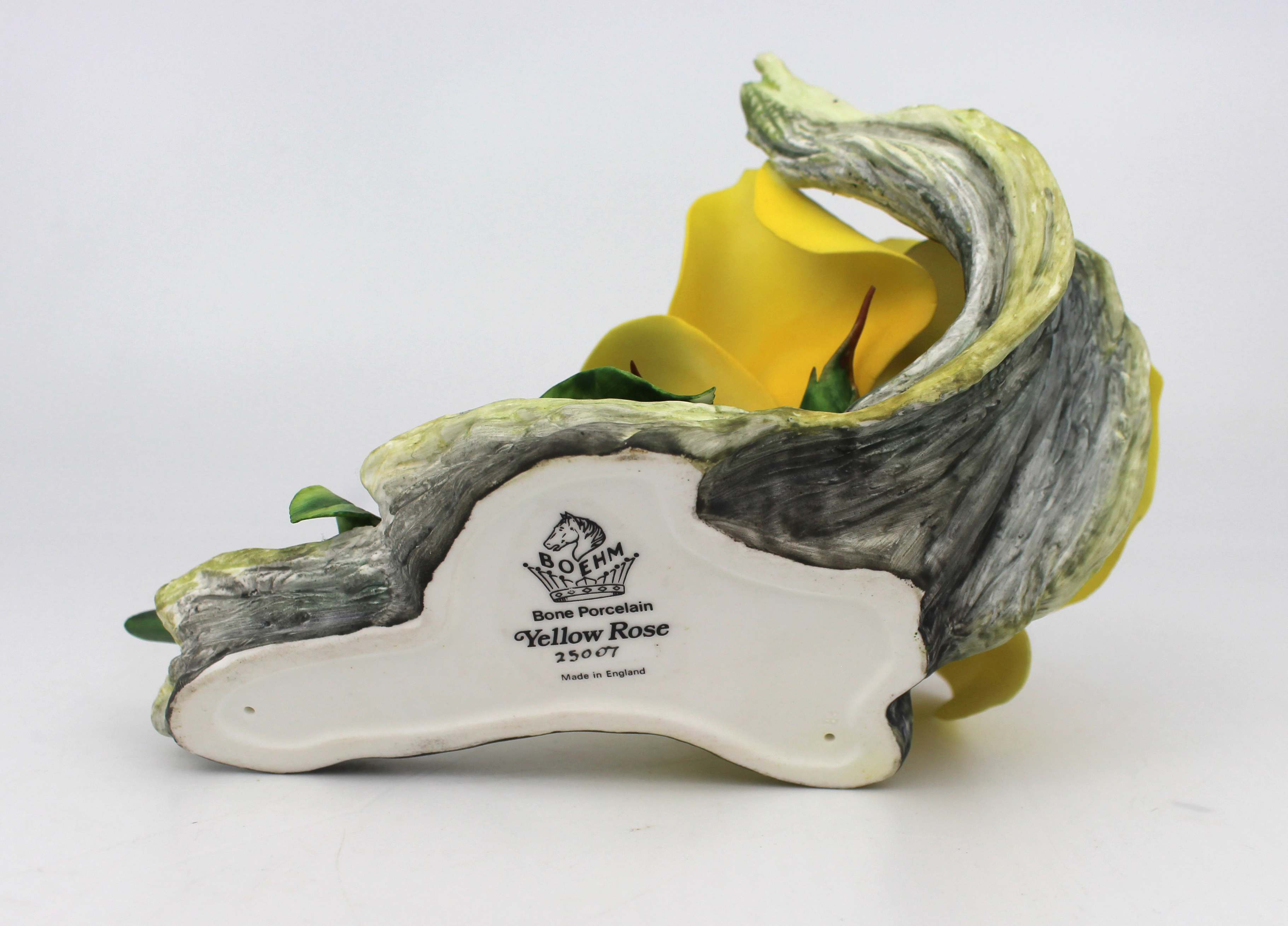Boehm Flower Model Yellow Rose
