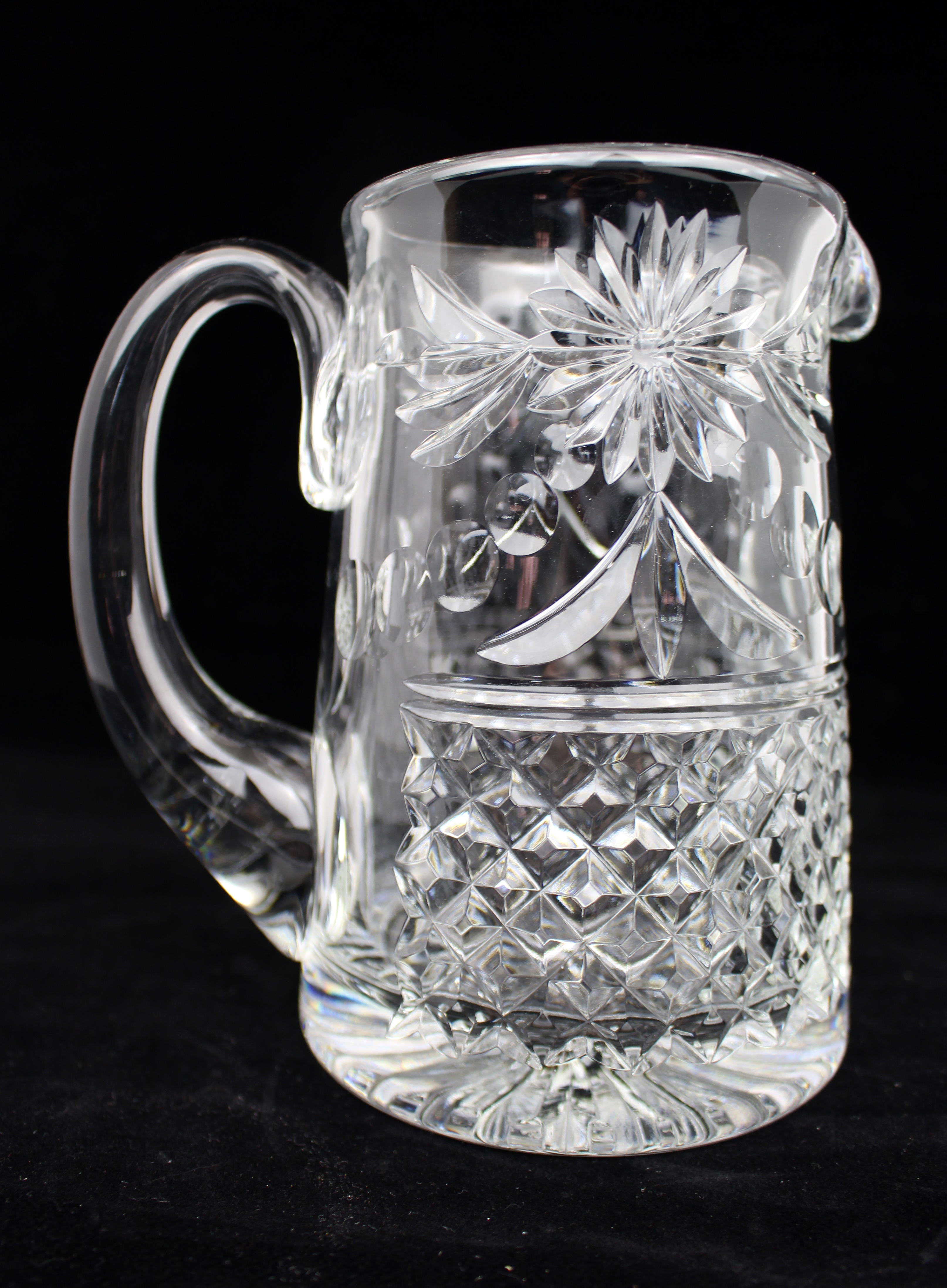 Fine Stuart Crystal Beaconsfield Pattern Cut Glass Jug