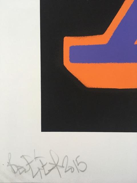 BEN EINE (b.1970) ‘SEX’ Three ways, Circus Shutter Font -Signed, limited edition, screen print, 2014