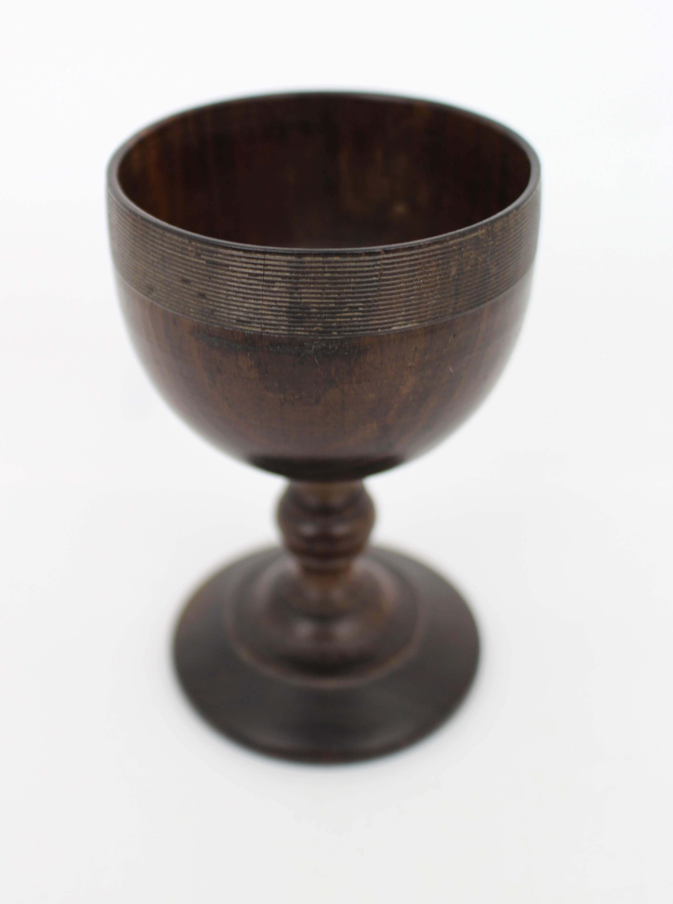 Turned Wooden Goblet, 19th Century
