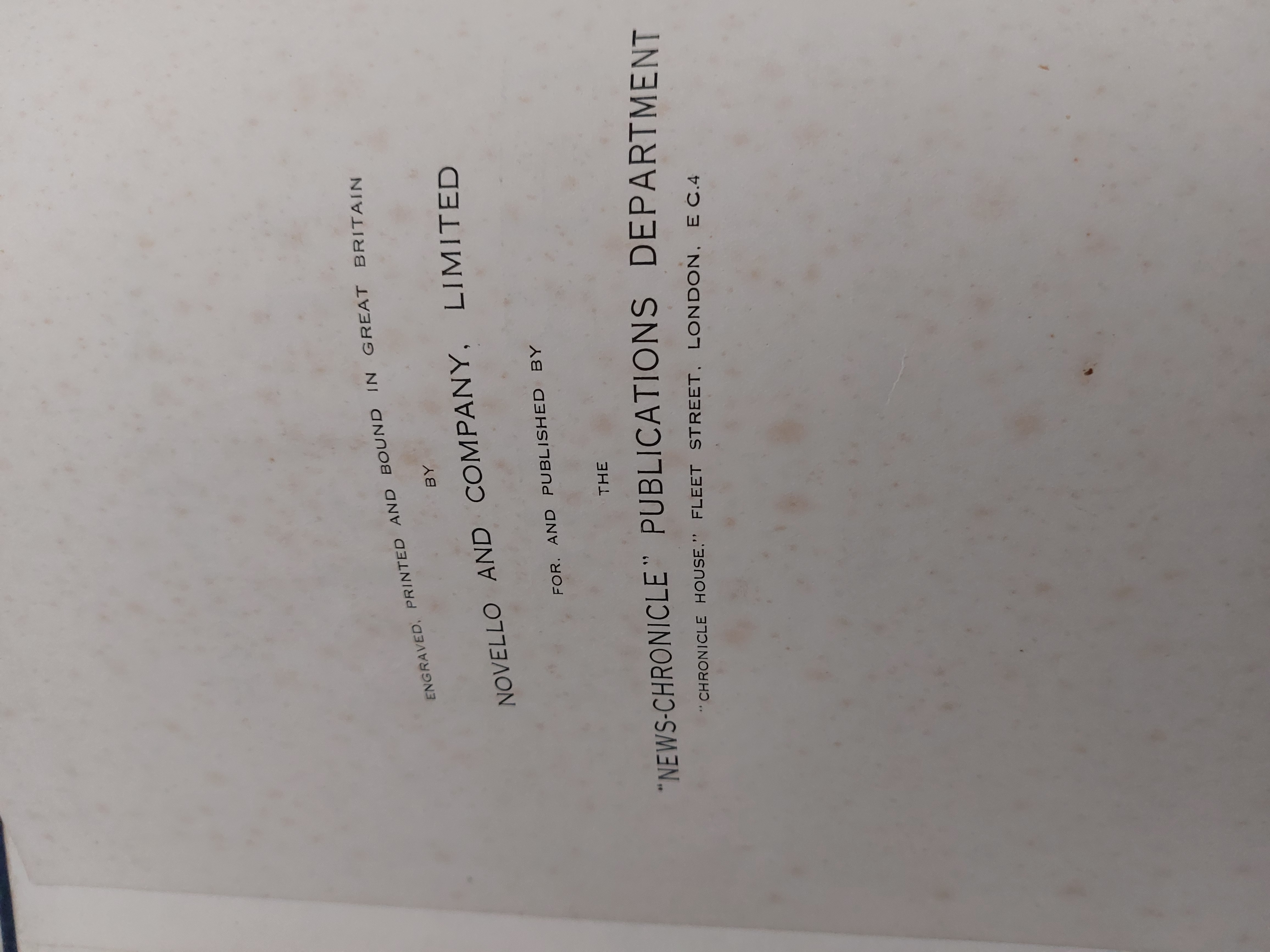 Vintage Music Book