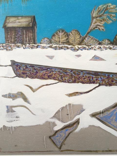 Billy Childish(b1959) 'River Roach' Signed, Editioned, Pigment Print, 2010