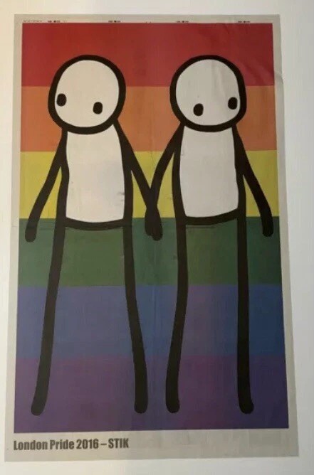 Stik (b.1979) 'London Pride' Hackney Today Newspaper and Bonus Print, Limited Edition, 2016