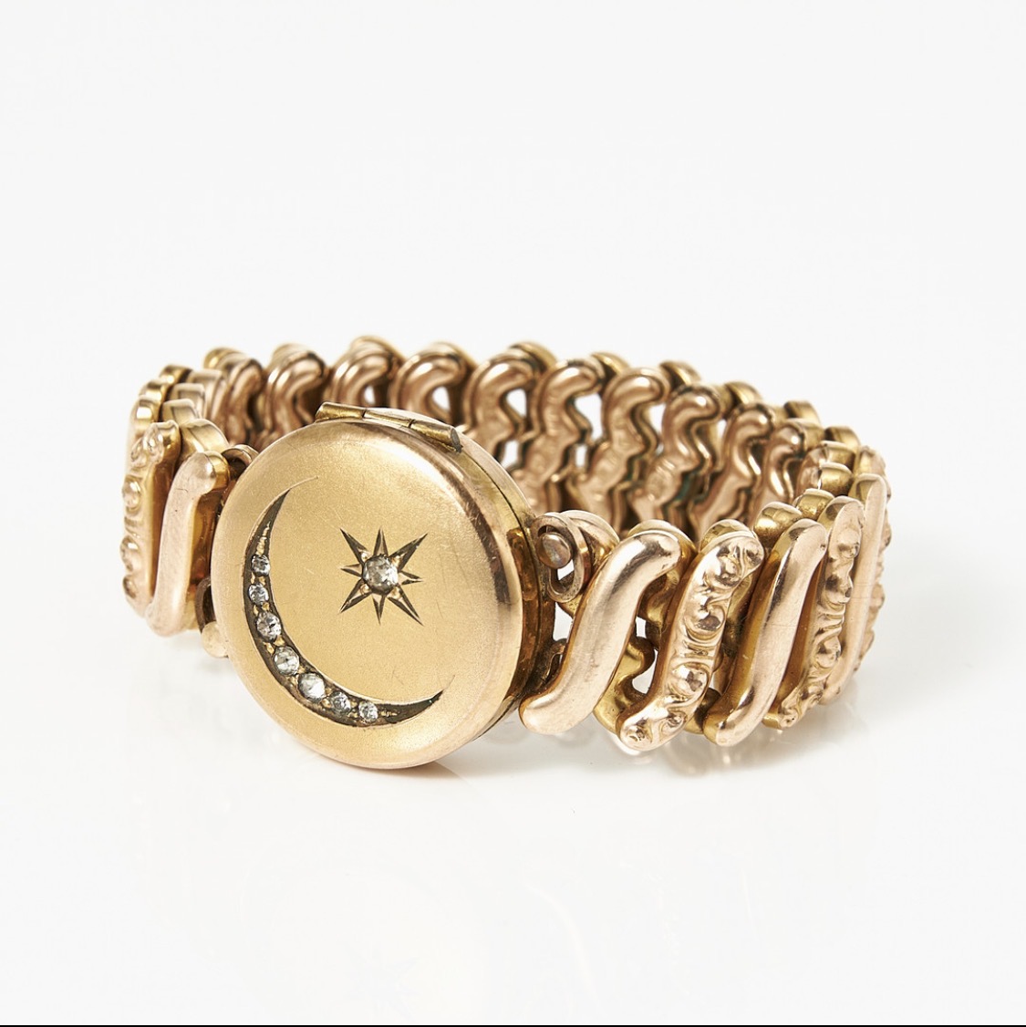 Bracelet, Gilt 20 Century “Carmen Expansion Bracelet“