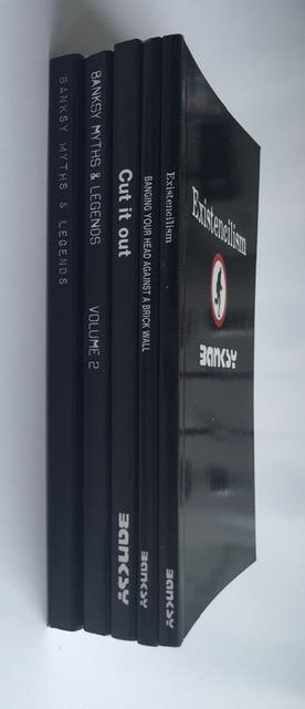 Banksy (b.1974-) 3 Self Published Books 1st Edition 2001- 04 & Banksy Myths & Legends Pt1 & Pt 2