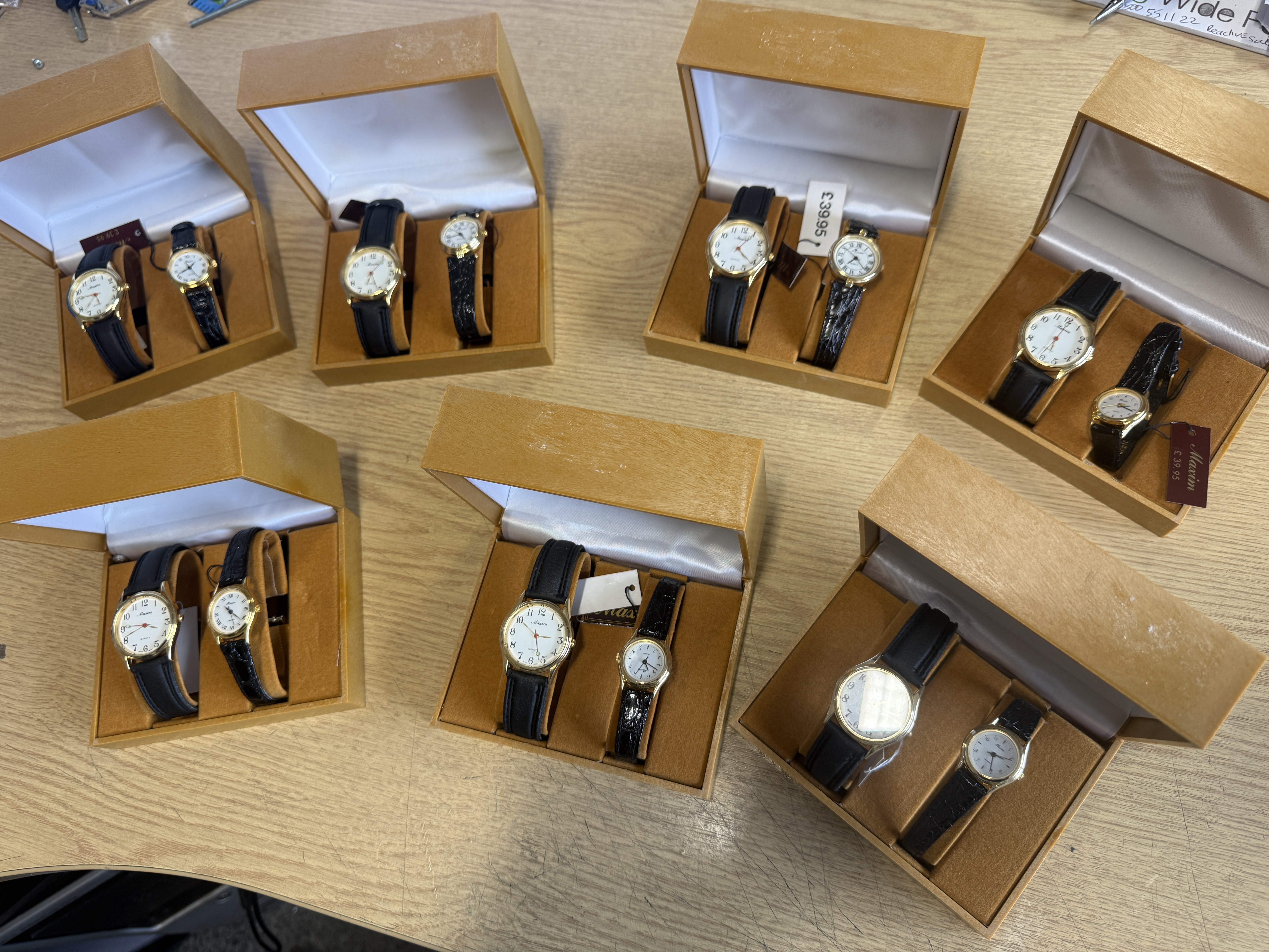 7 Pairs of His and Her Watches
