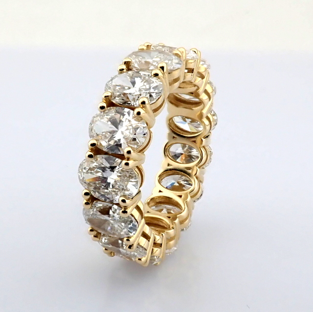 Oval Cut Lab-Grown Diamond Ring - 8 Total Carat (MDI Certified)