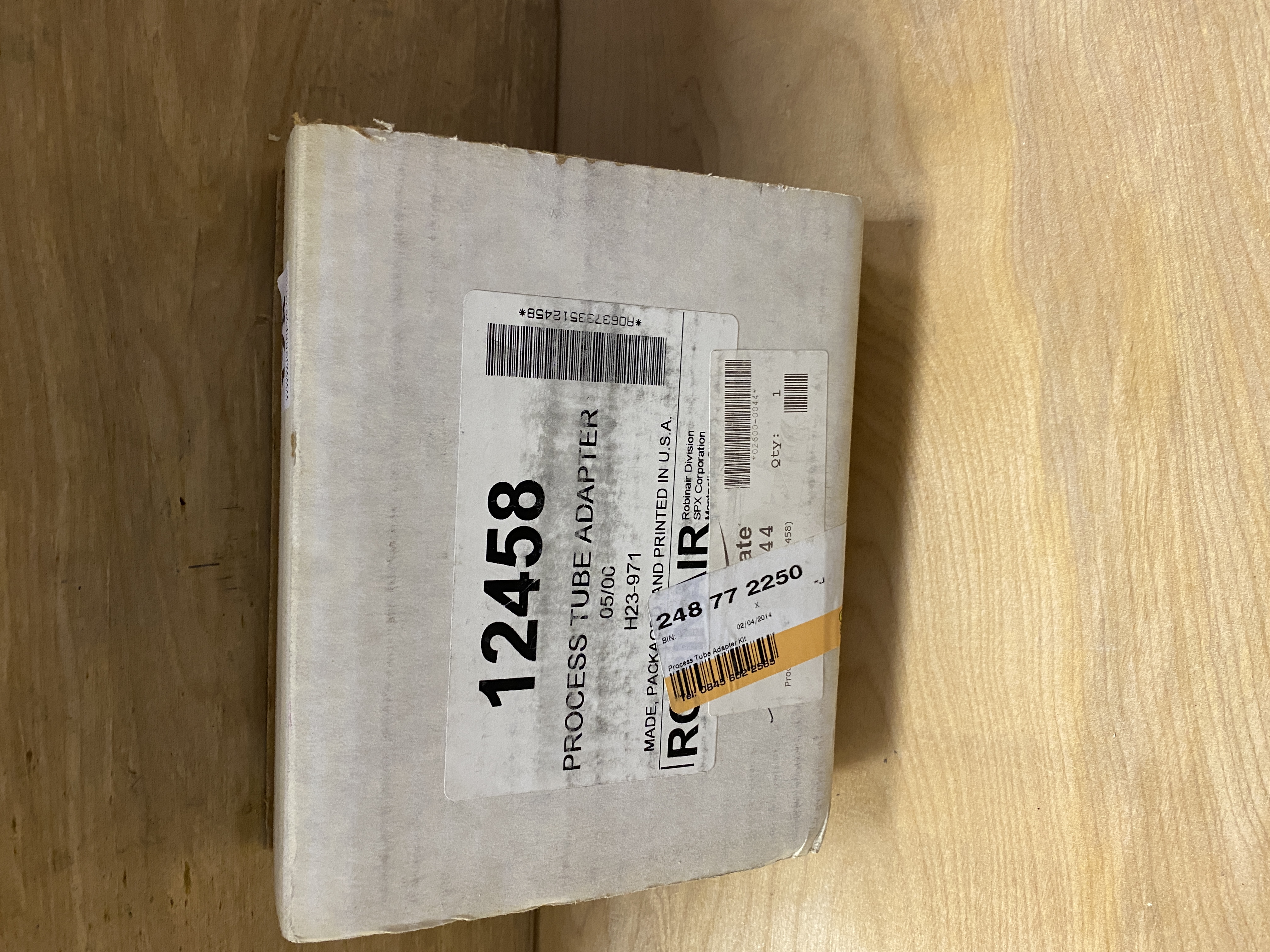 Process tube adapter kit