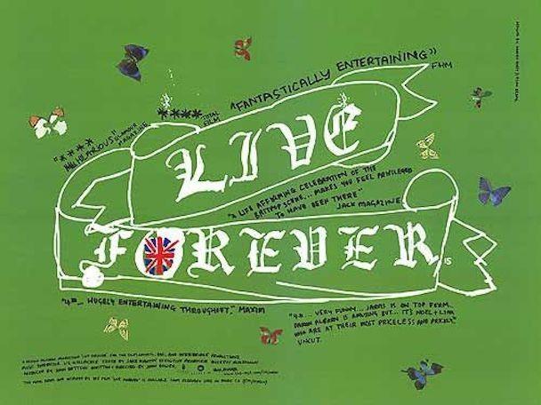 Damien HIrst RA Live Forever Limited Edition Quad Double Sided Poster Free Post In UK