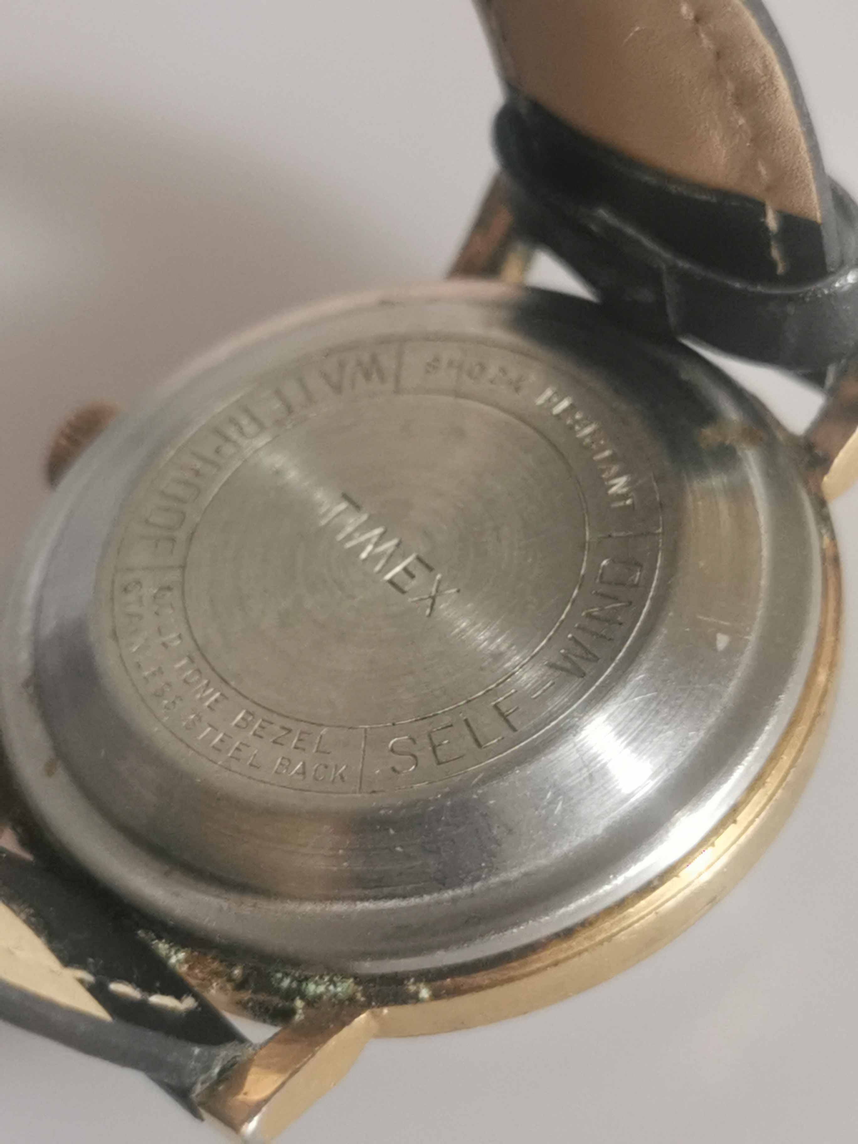 Vintage Timex Self-Wind Automatic Gents Wristwatch – Gold Tone – Working