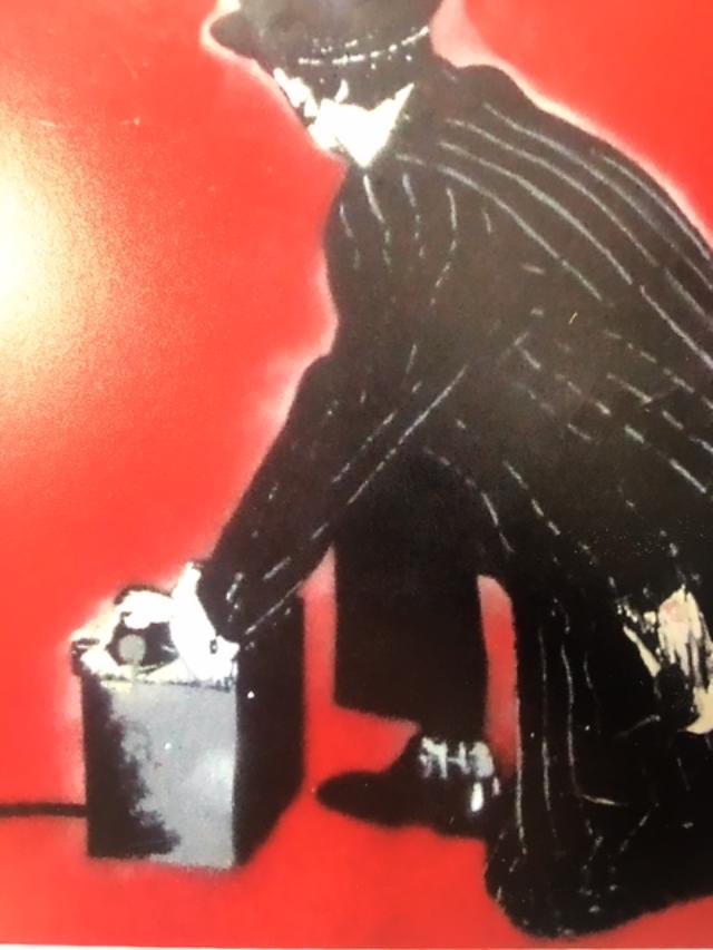 Nick Walker (b1969) Mind Your Rat Print By Vandal, 50x50cm, Framed, Glazed Print of Wall Mural, 2008