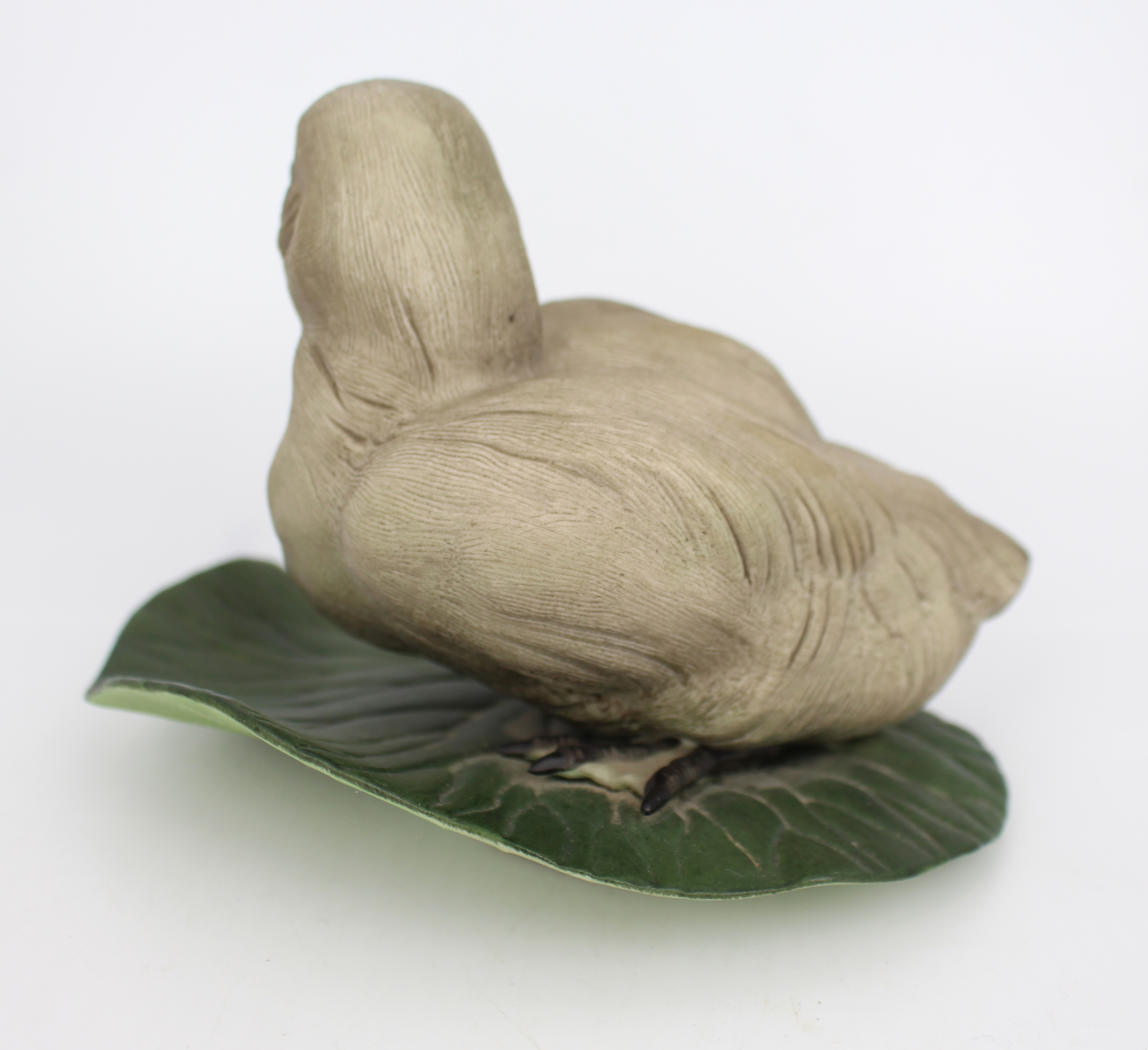 Boehm Cygnet on Leaf