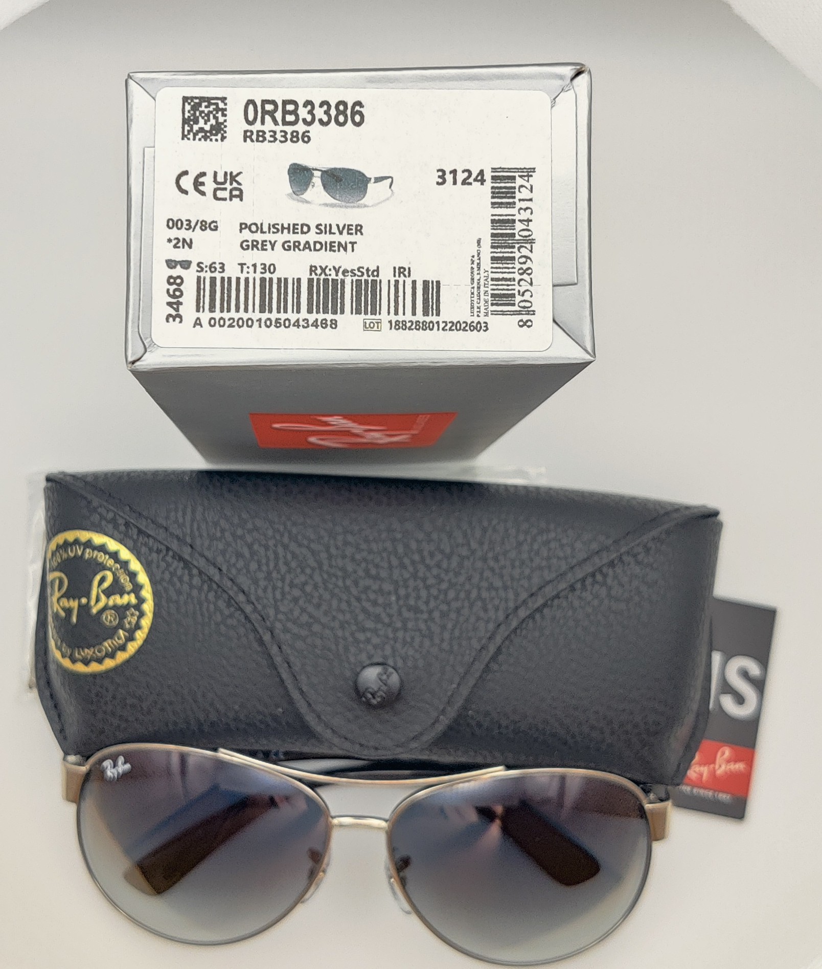 Ray Ban Sunglasses ORB3386 003/8G *2N