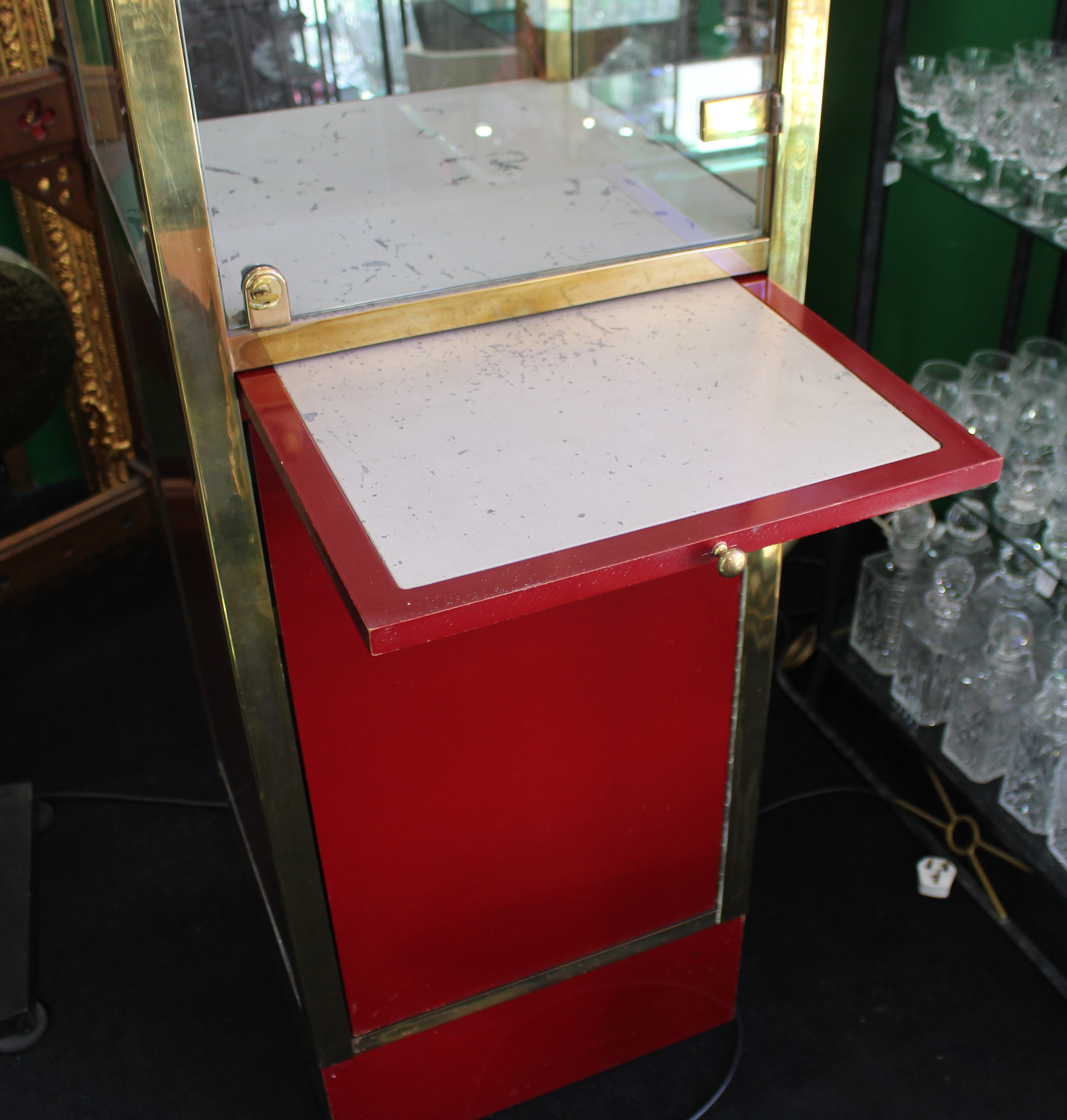 Sheaffer Brass Cased Display Cabinet