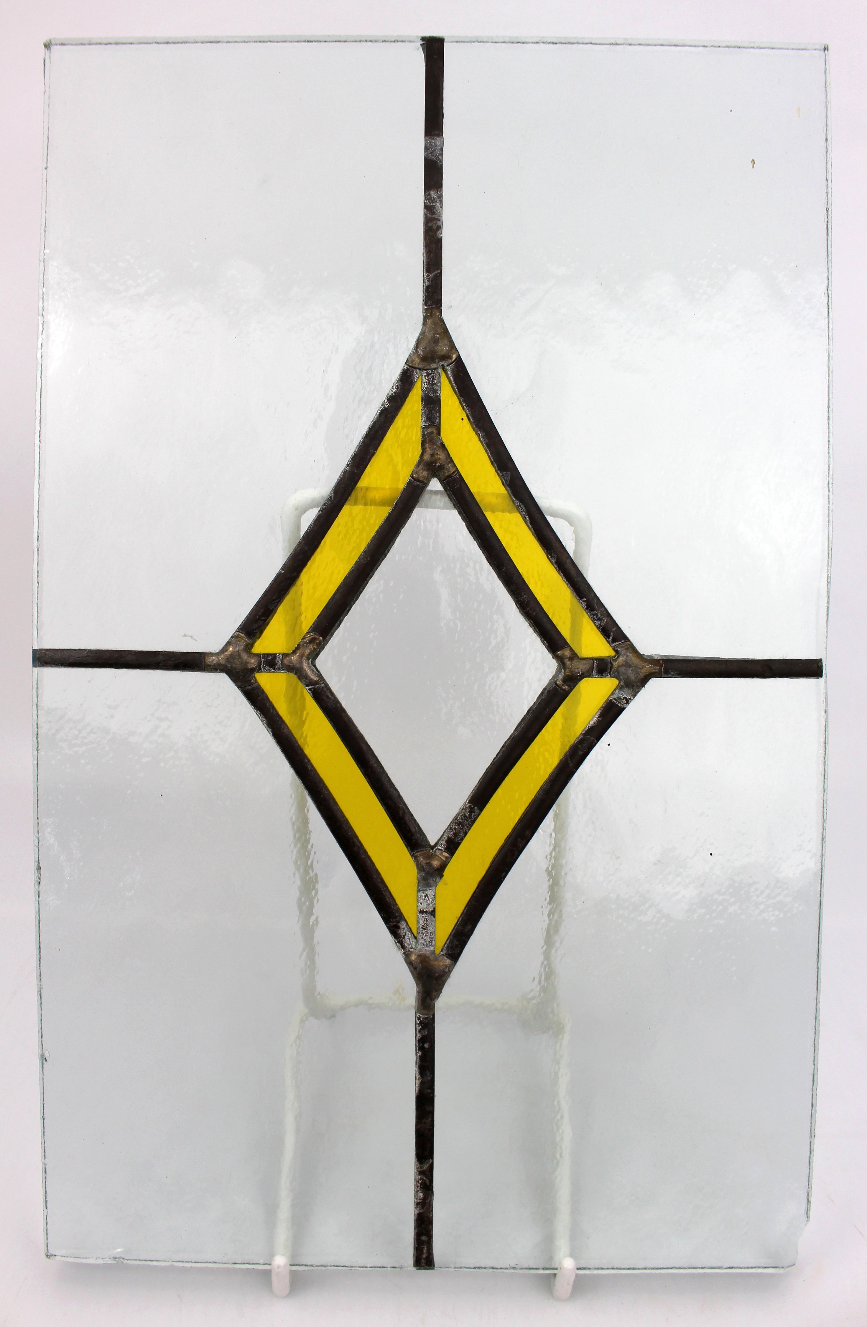 Set of 5 Vintage Stained Glass Panels