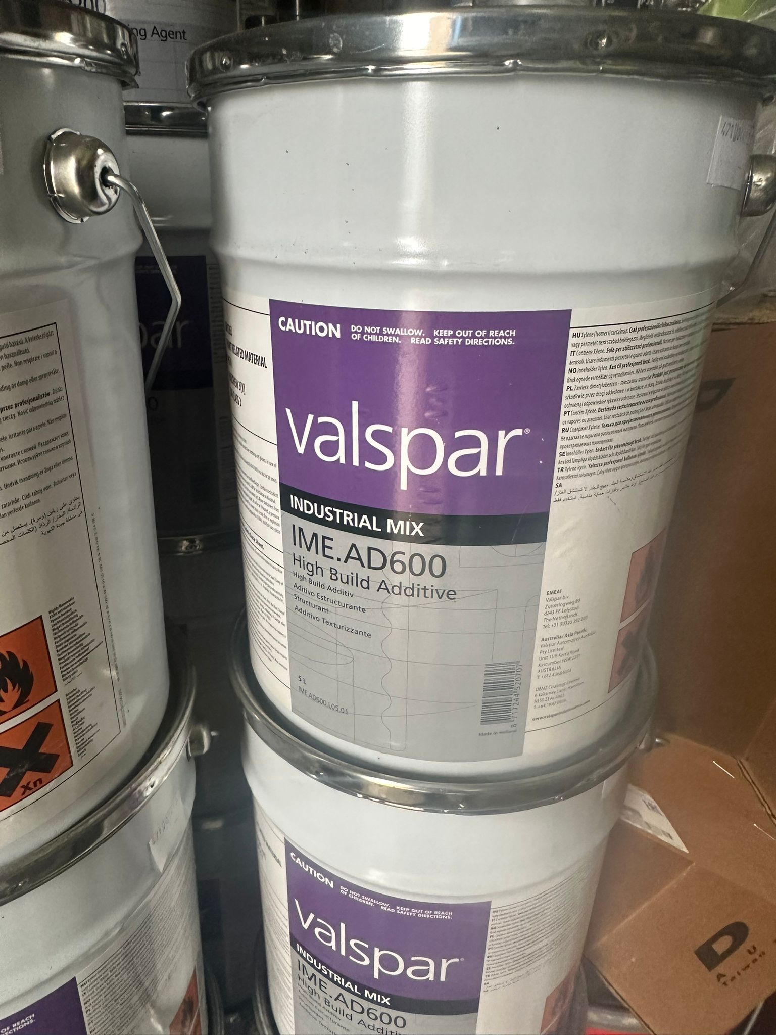 15x Valspar IME.AD600 high Buold Additive RRP £1000 No Reserve