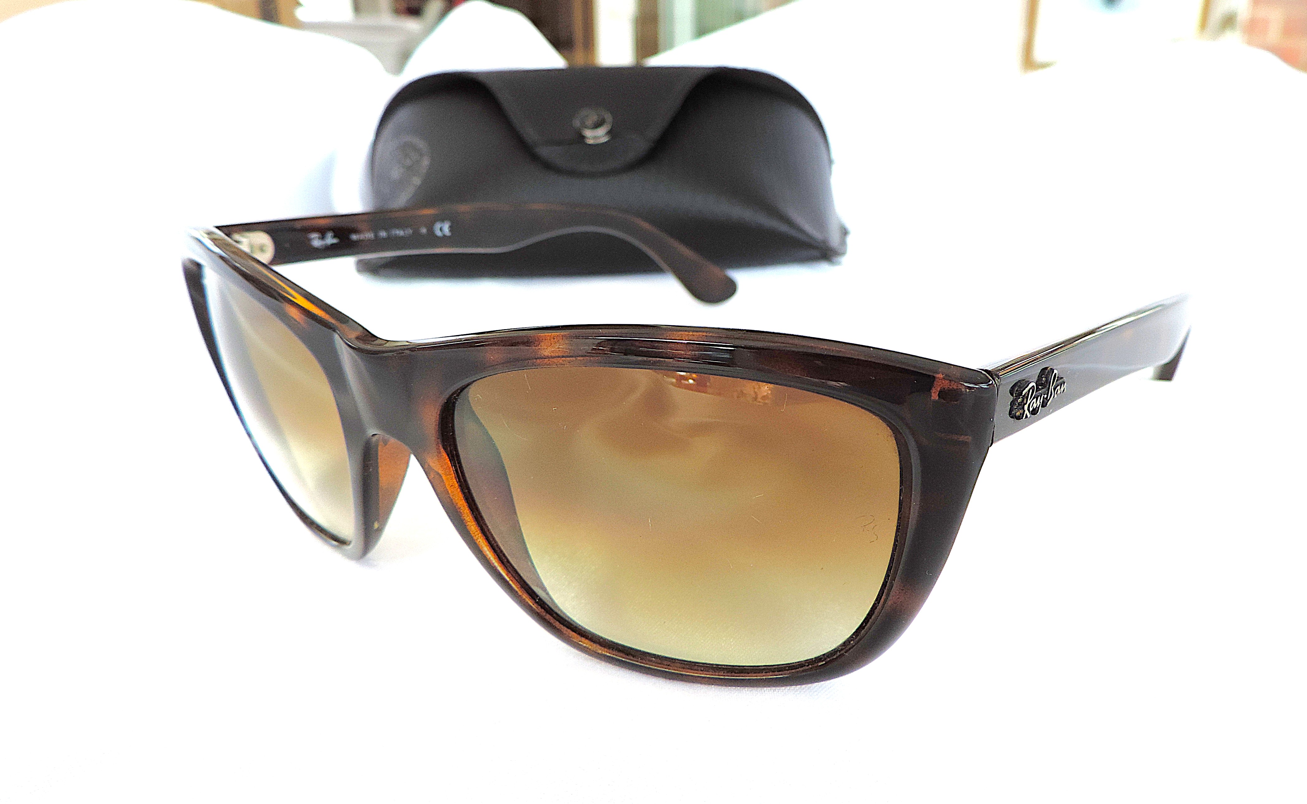 Ray-Ban Wayfarer Sunglasses 4154 710/51 2N Light Havana Frame