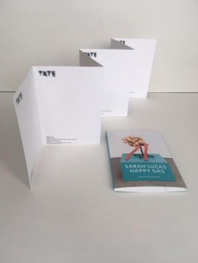 Sarah Lucas (b 1962) ‘Bunny Series’, Concertina Postcard Book, Happy Gas Exhibition, Discontinued 23