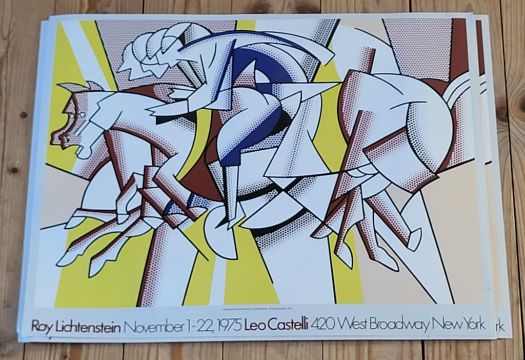 After Roy Lichtenstein. 'Red Horseman'