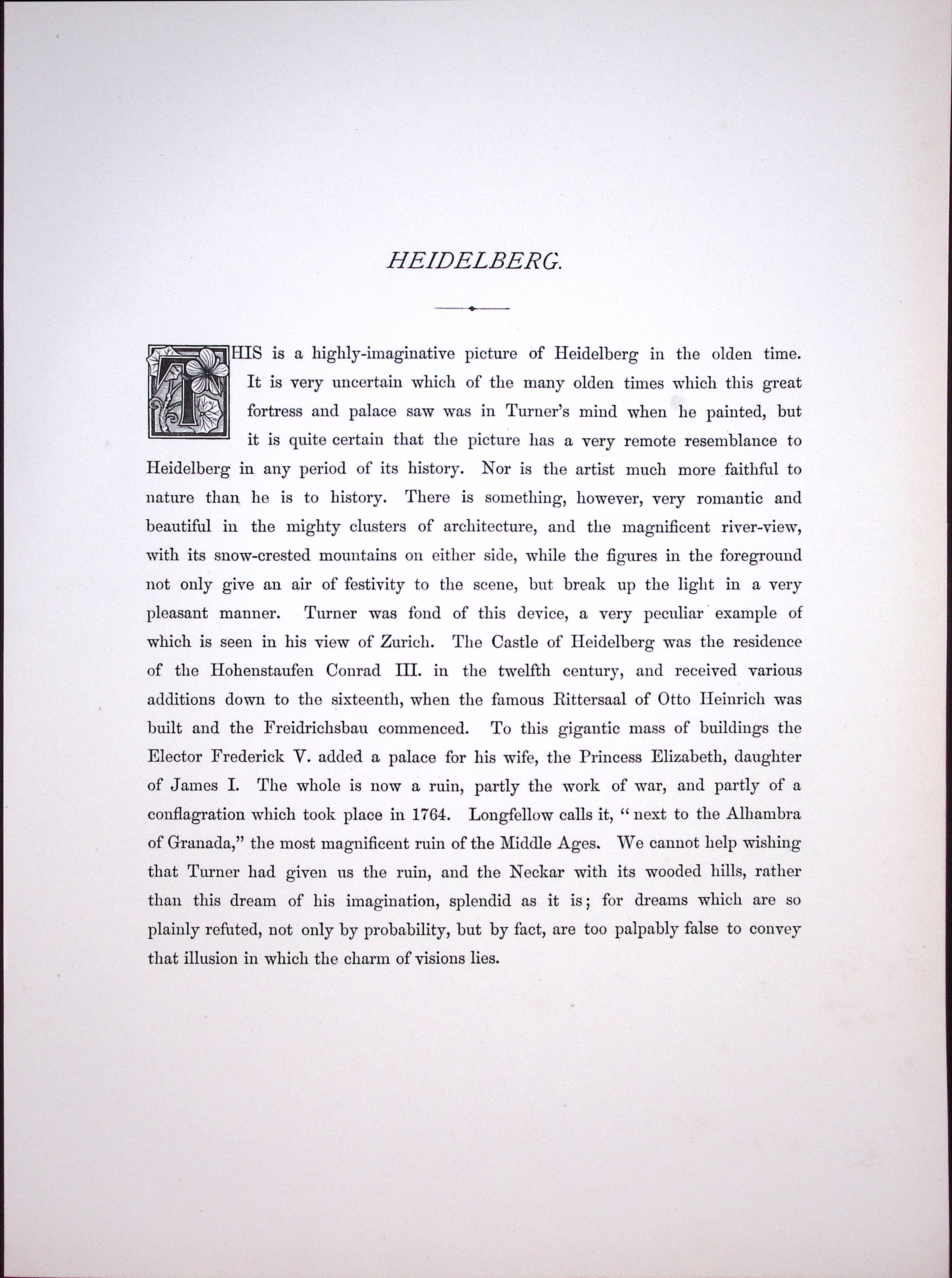 J.M.W Turner Heidelberg Germany Antique Steel Engraving-22-TR
