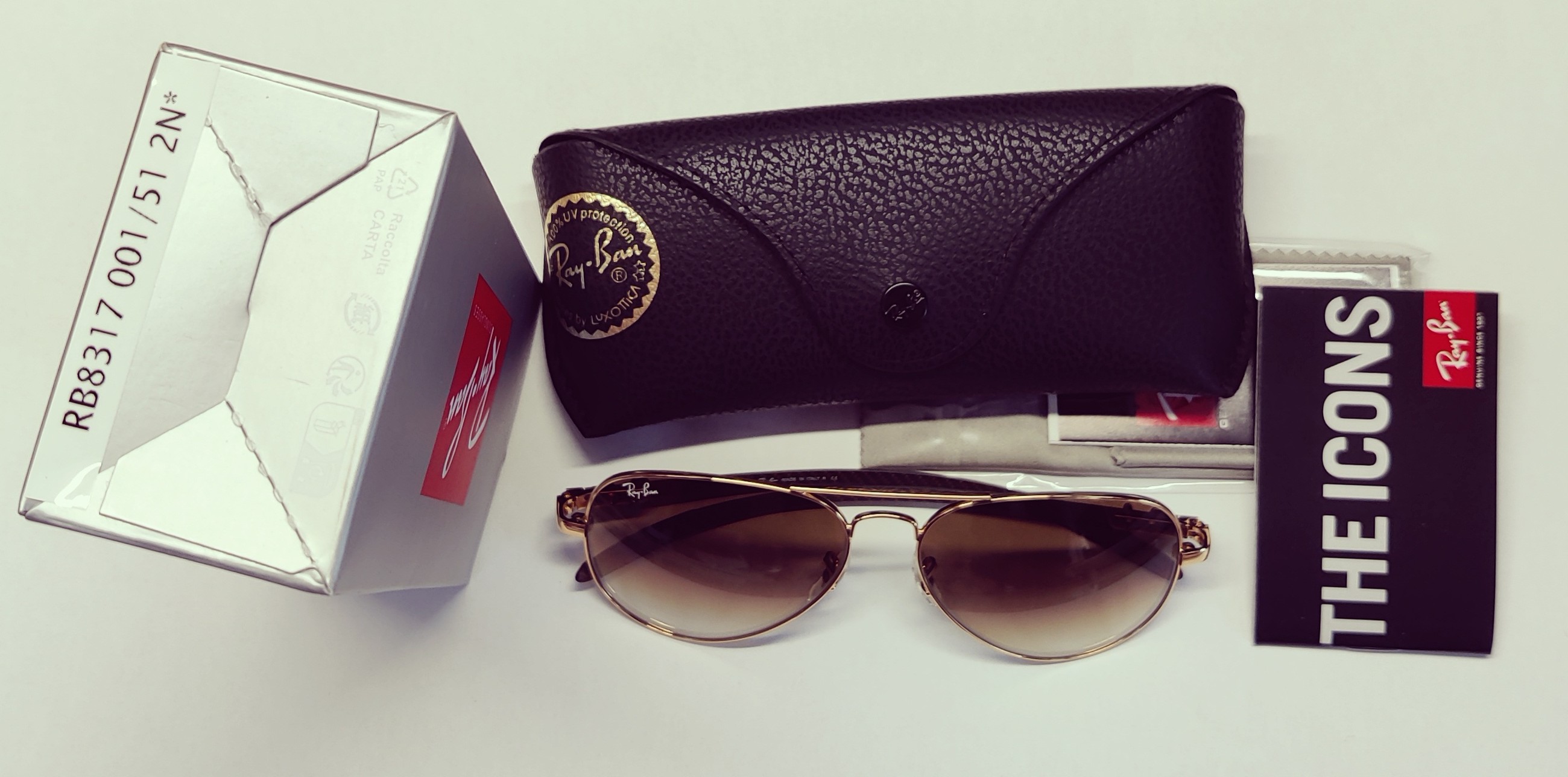 Ray Ban Sunglasses ORB8317 001/51 *2N