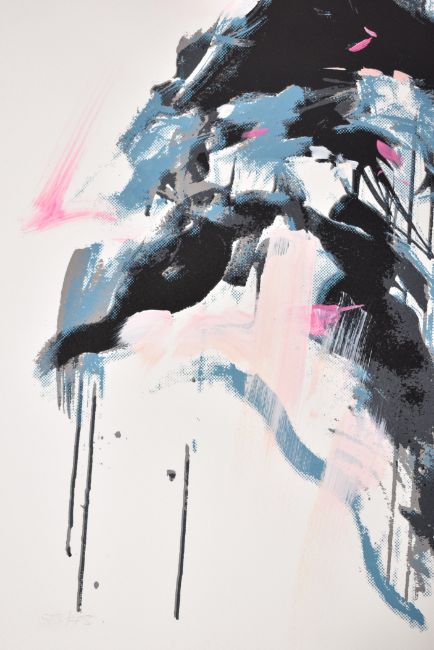 Mr Jago (B.1972) 'Walking Wounded' Modern Graffiti Abstract, Ltd Ed, Screenprint In Colours, 2008