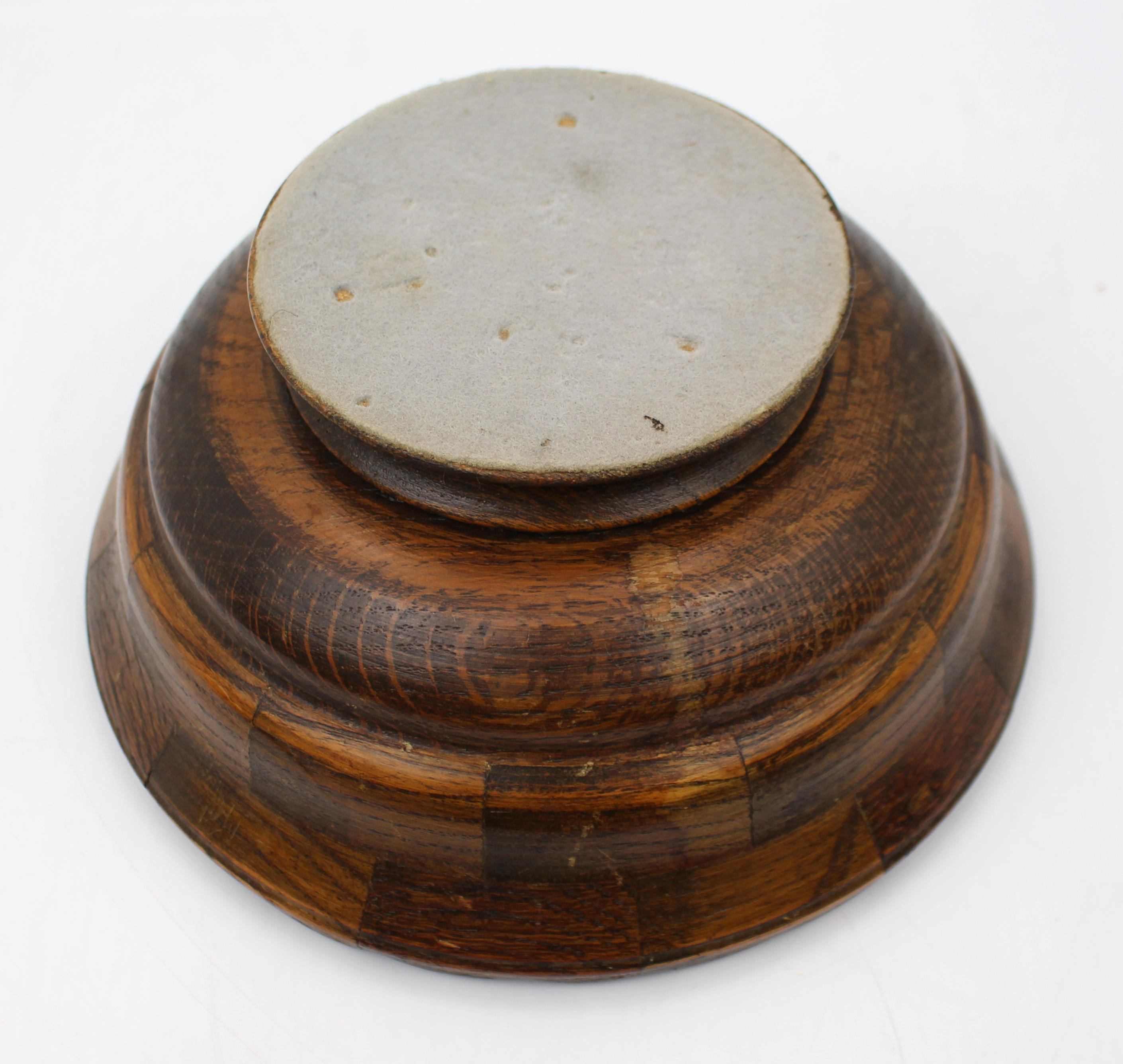 Vintage Turned Wooden Fruit Bowl