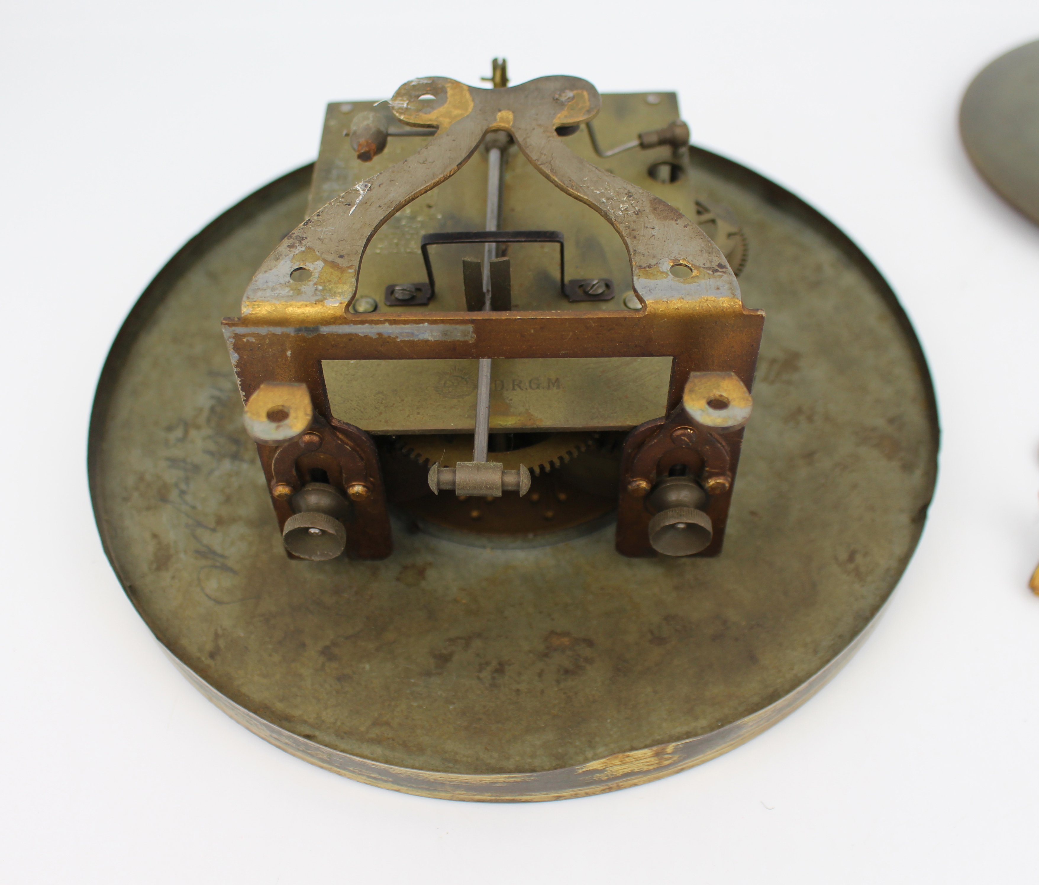 Antique German Clock Movement DRGM Regulator