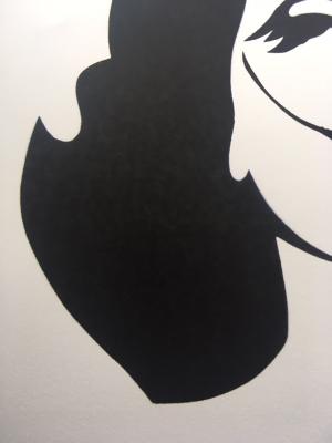 Pure Evil (British 1968-) Marlenes Lips De-constructed - Unique Offset Lithograph 2012