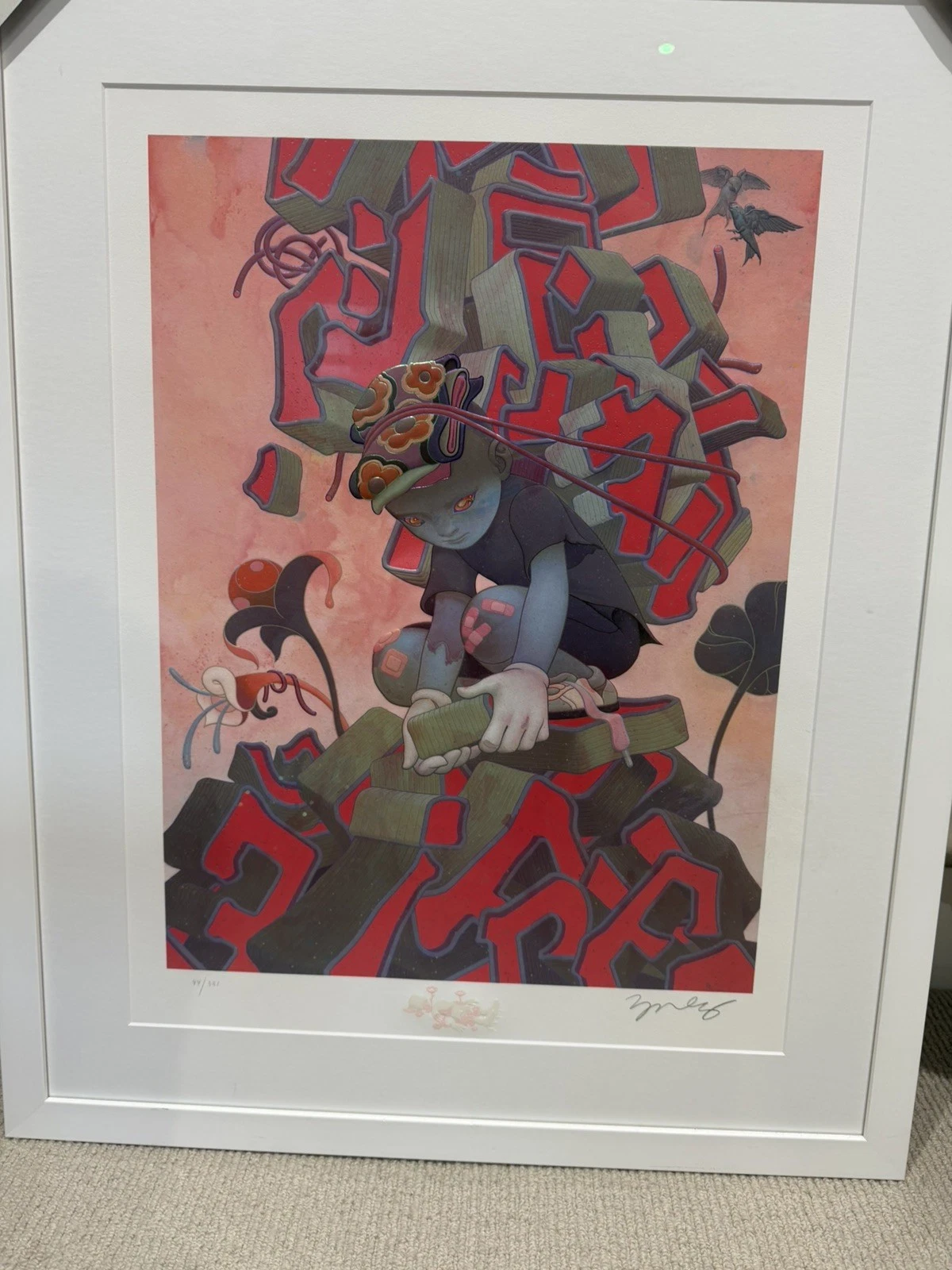 James Jean Mountain 2024 Print Signed and Framed 44/331