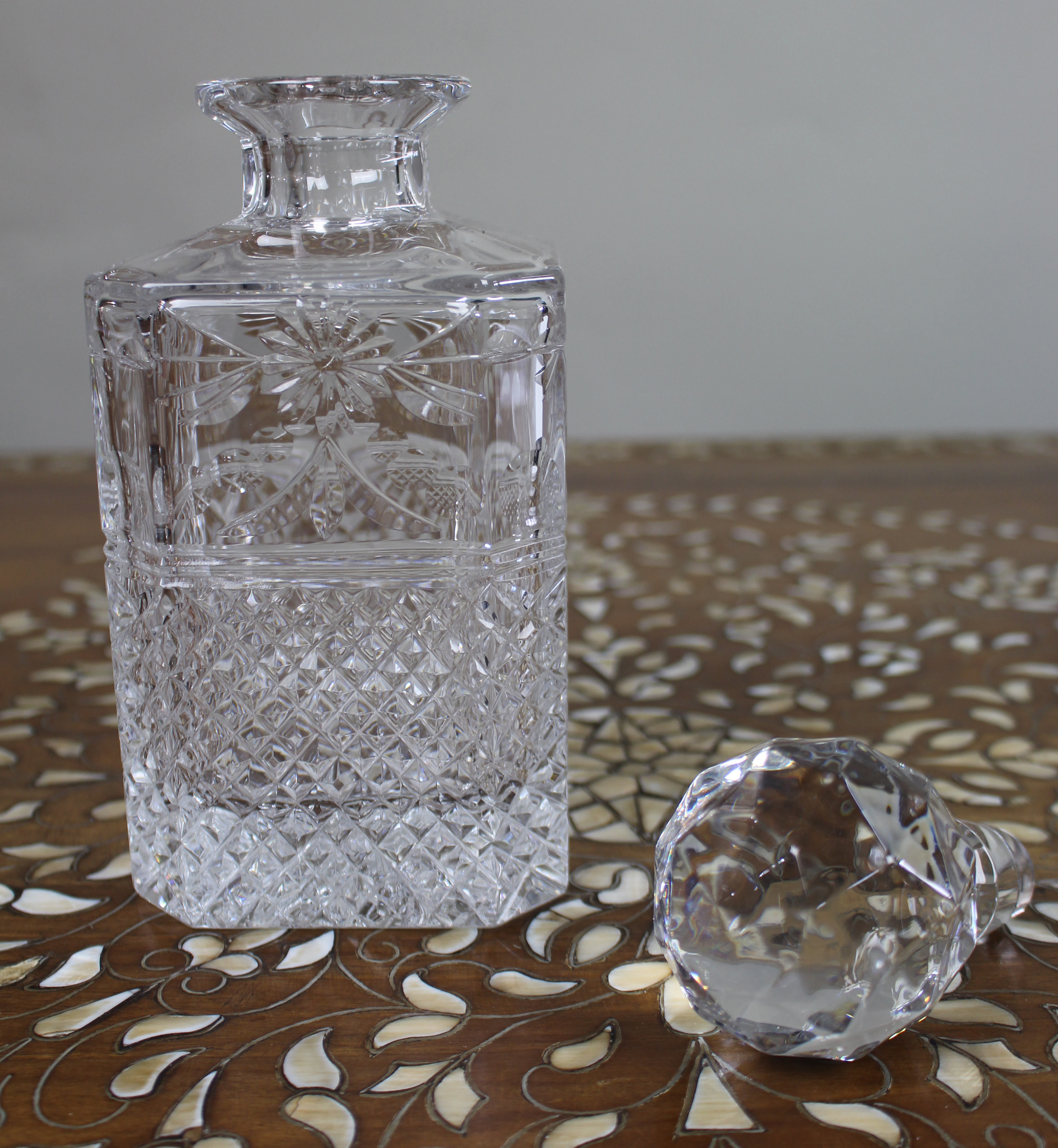 Stuart Beaconsfield Cut Spirit Decanter