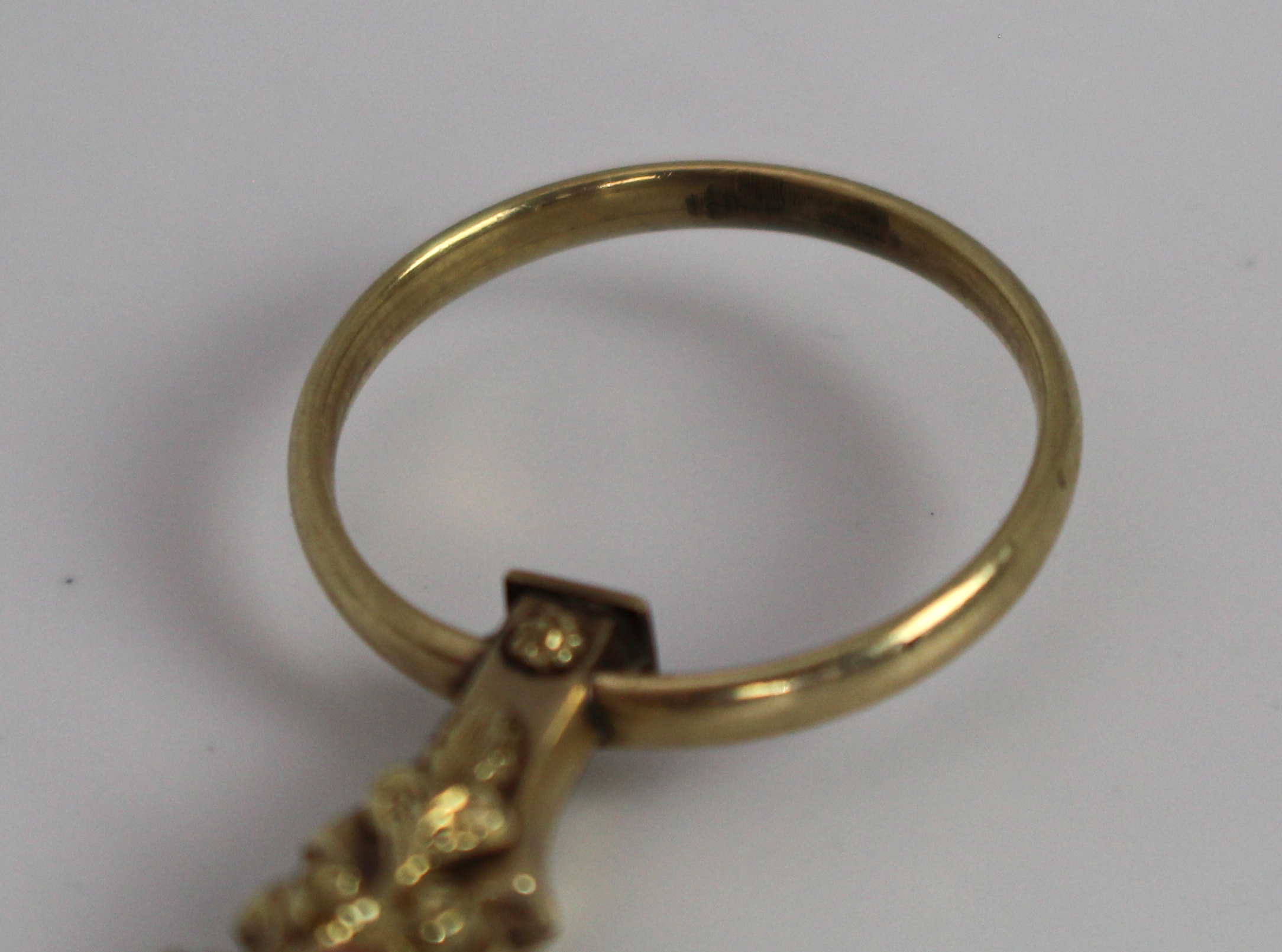 Antique French 18ct Gold Lorgnette Magnifying Glass