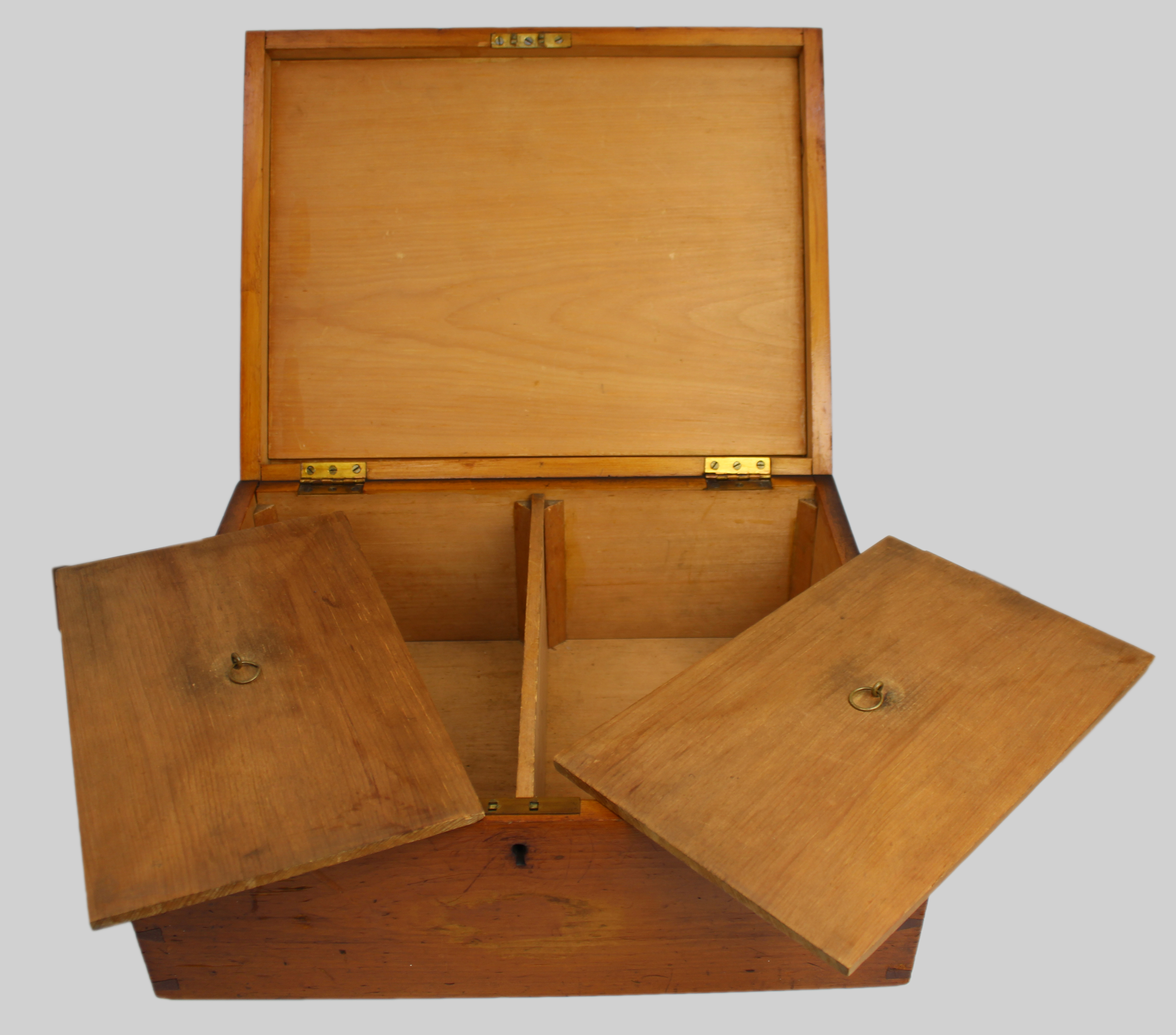 Late Victorian/Edwardian Satinwood Case Caddy
