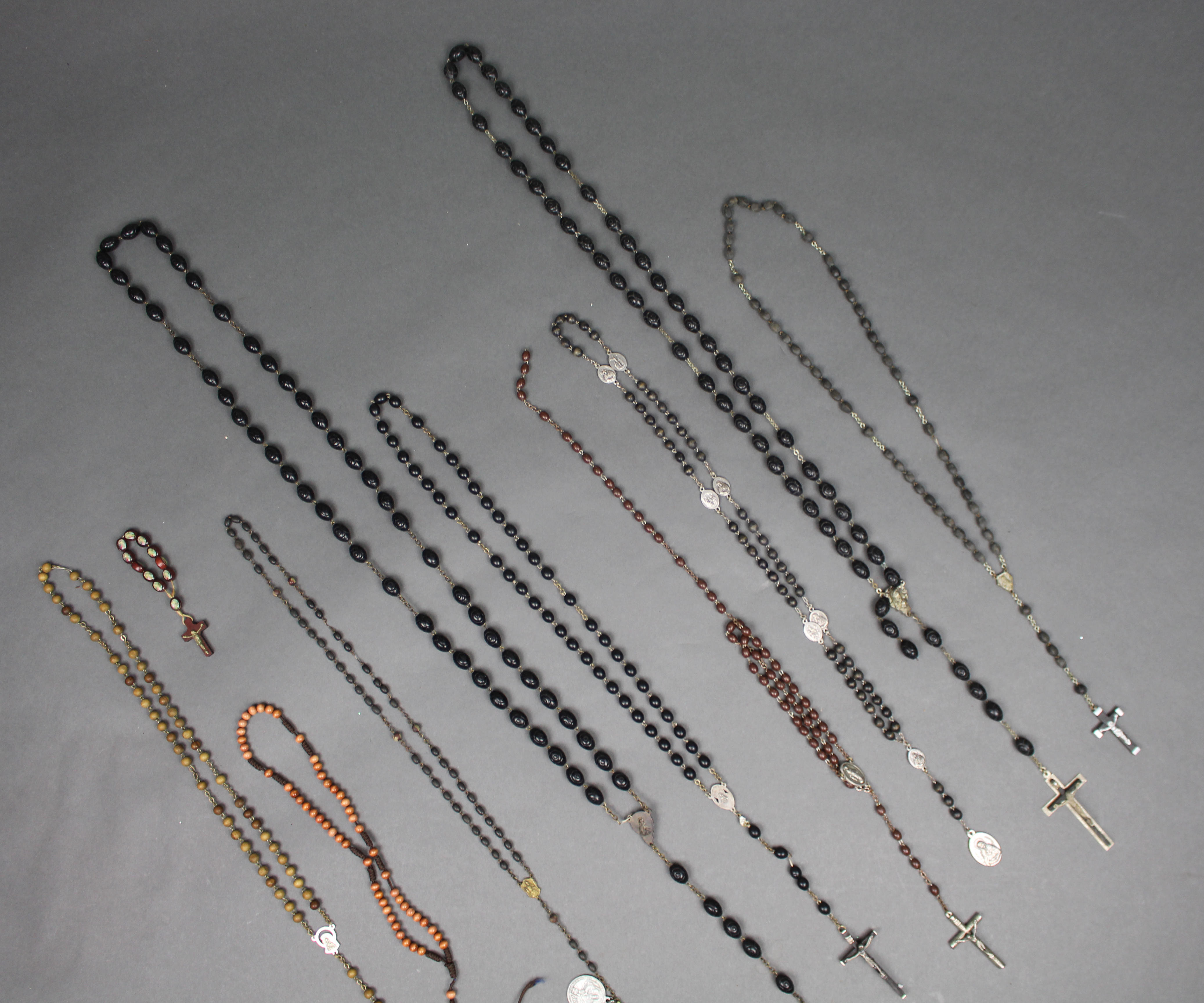 Collection of 10 Vintage Catholic Rosaries