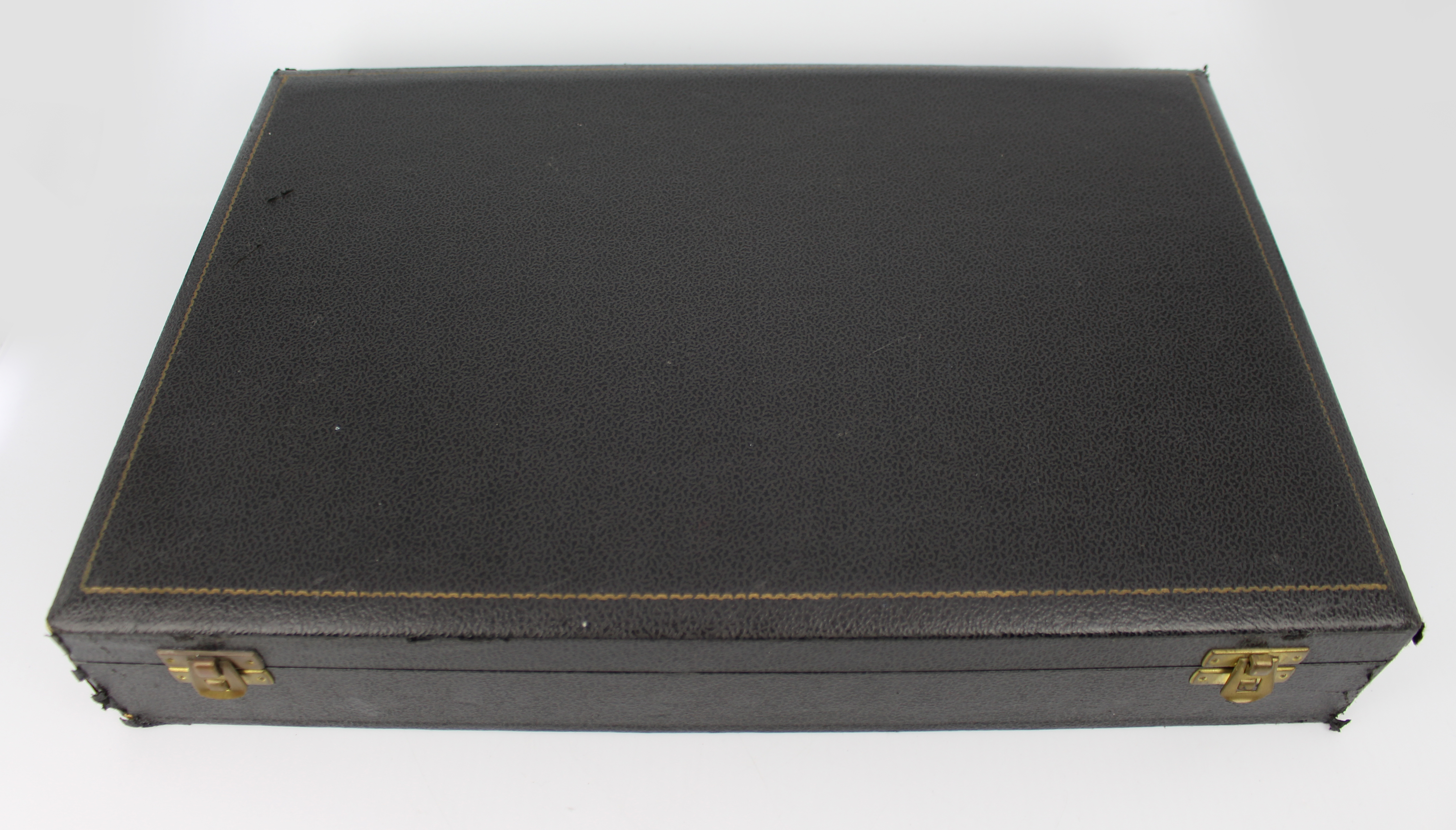 Cased Sterling Silver Vanity Set by Charles S. Green, Birmingham 1947