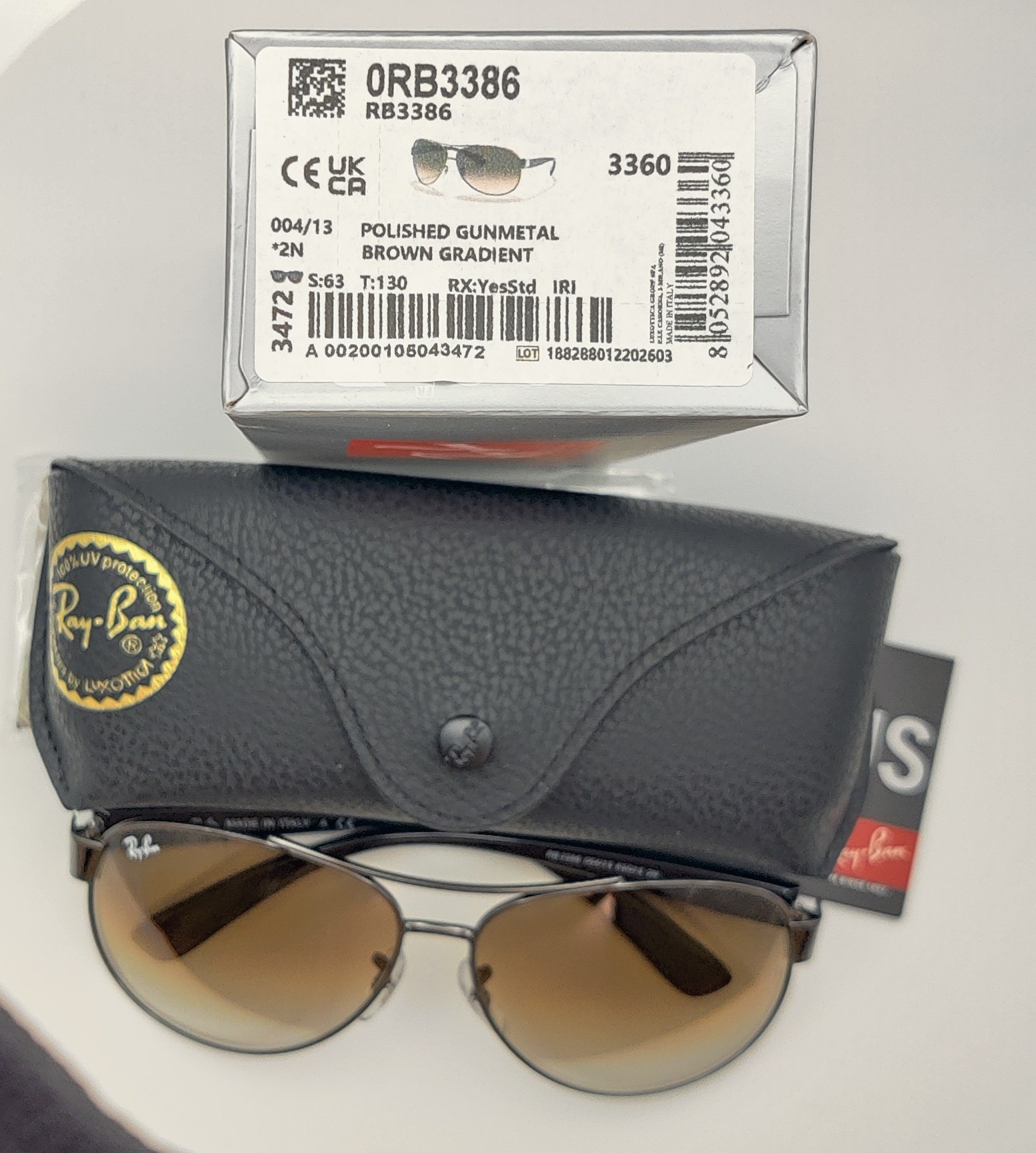 Ray Ban Sunglasses ORB3386 004/13 *2N