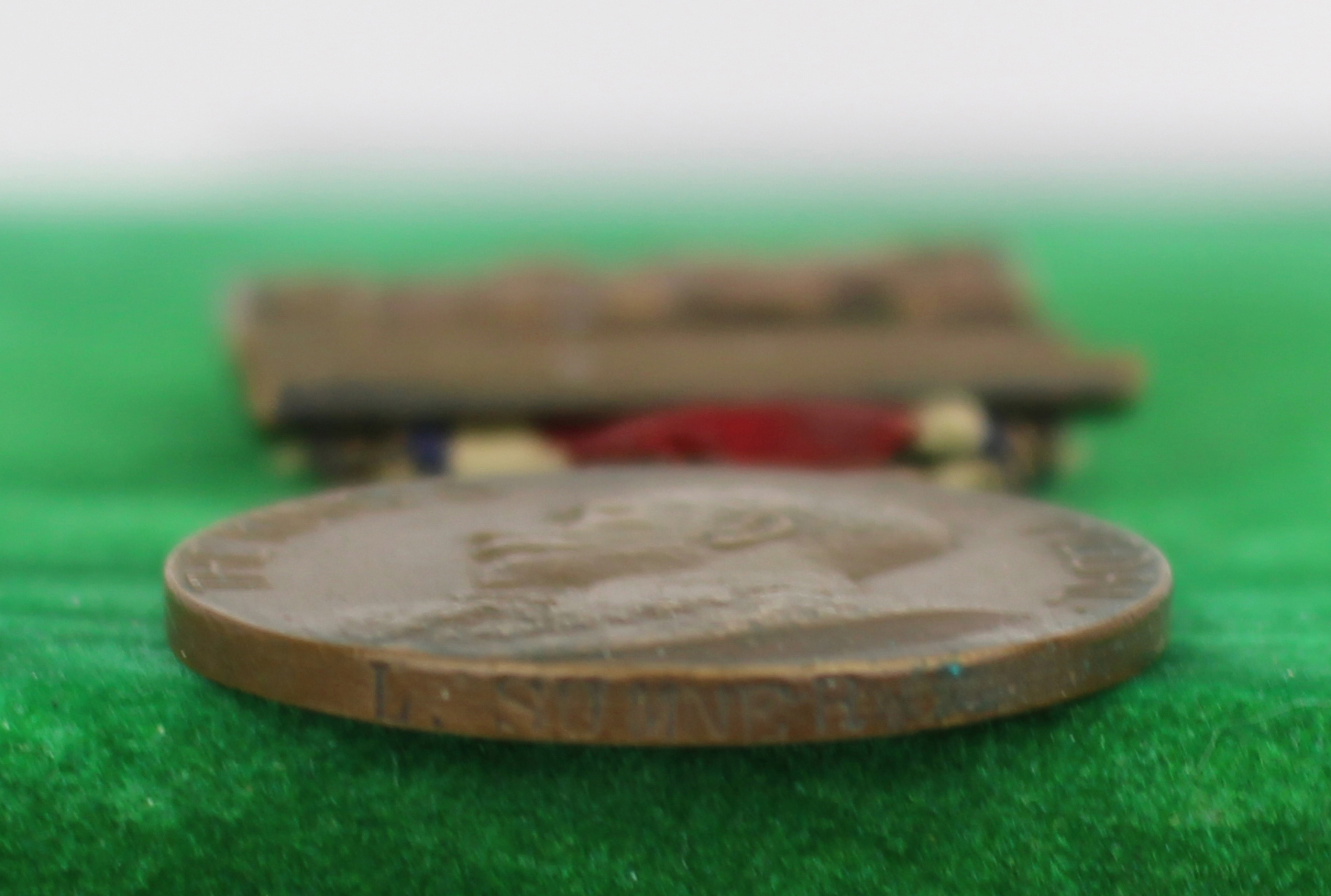 Pair of L.C.C. King’s Medals for Attendance, Conduct & Industry