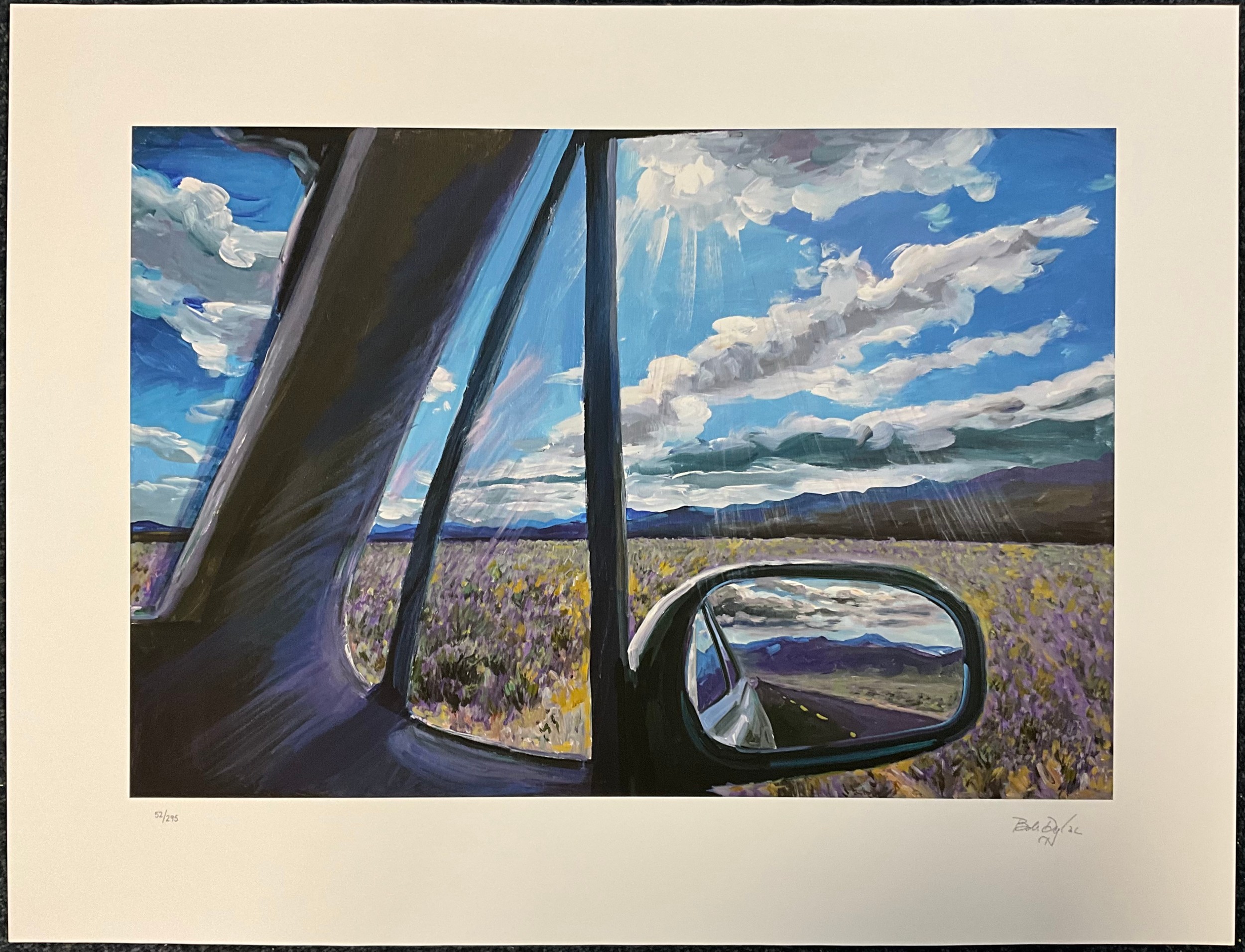 Bob Dylan (b1941) ‘Sideview Mirror’, Retrospectrum Collection, Editioned, Print, Certificate, 2022