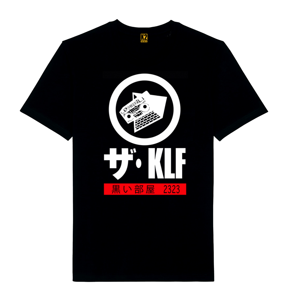 The KLF Official Exploitation Bootleg T-shirt, Black With Red, Grey White, L, Black Room 2323, 2026