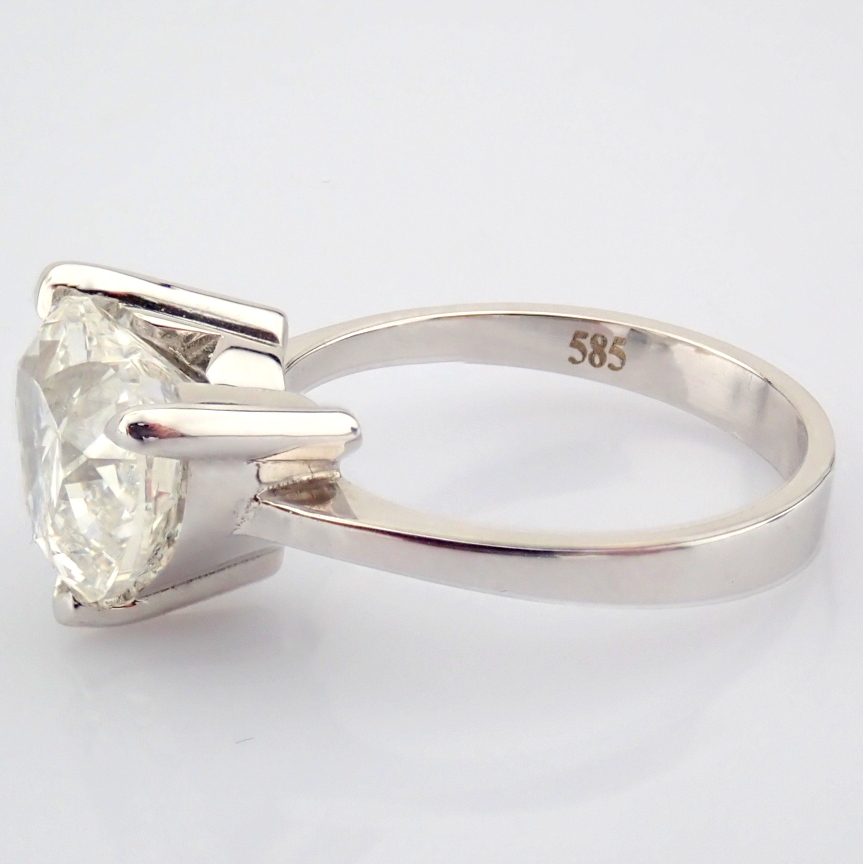 Heart Cut Lab-Grown Diamond Ring - 4.05 Total Carat (IGI Certified)