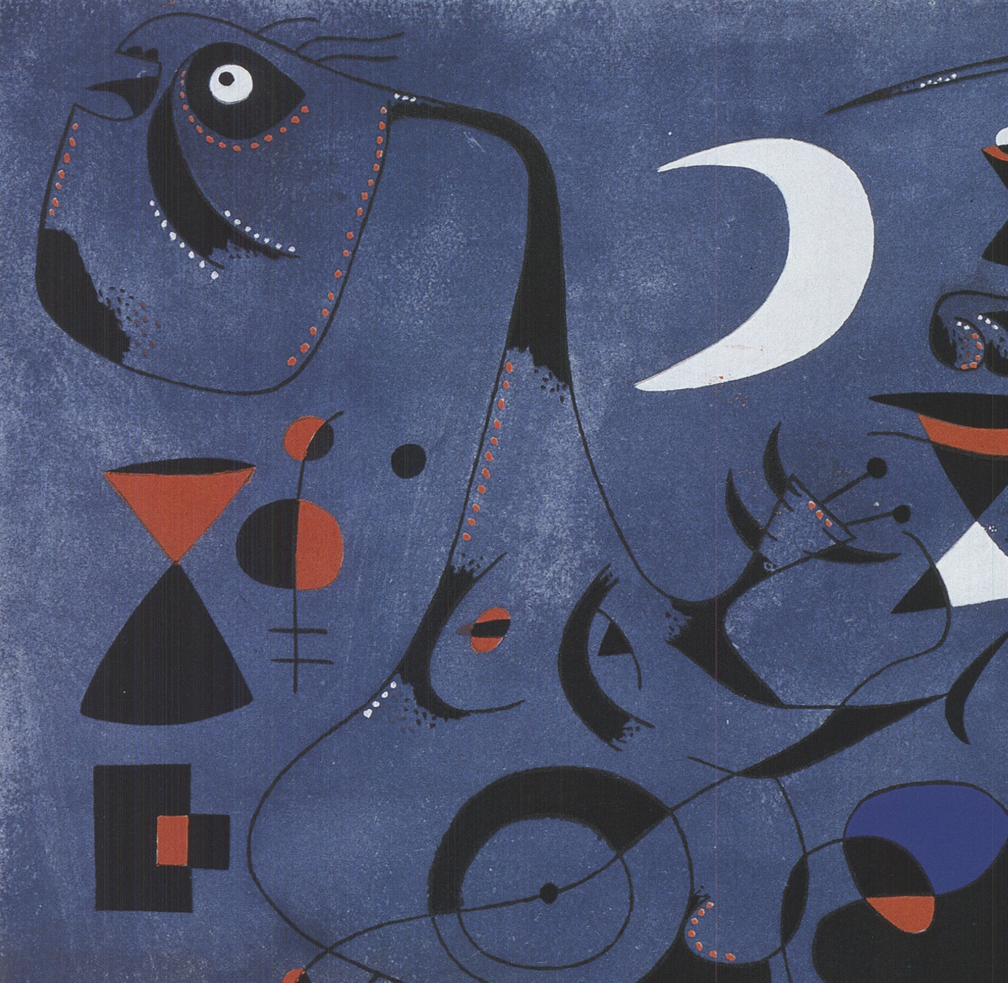 Joan Miro - Figures At Night Guided By The Phosphorescent Tracks of Snails - 2010