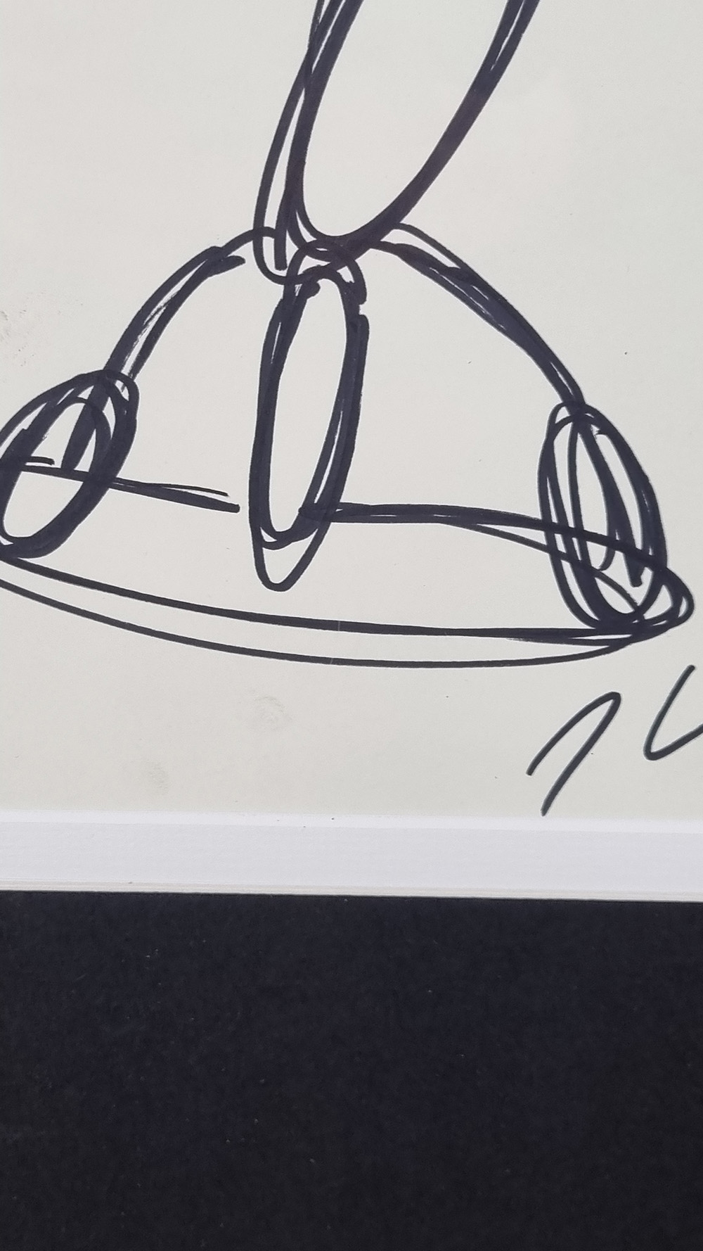 Jeff Koons Original Drawing Signed