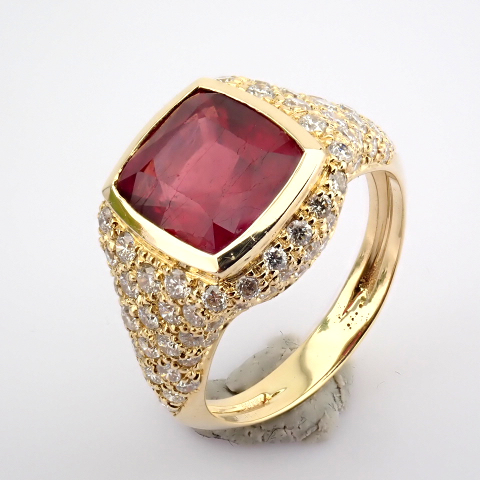 Natural Diamond 14K Yellow Gold Ring
