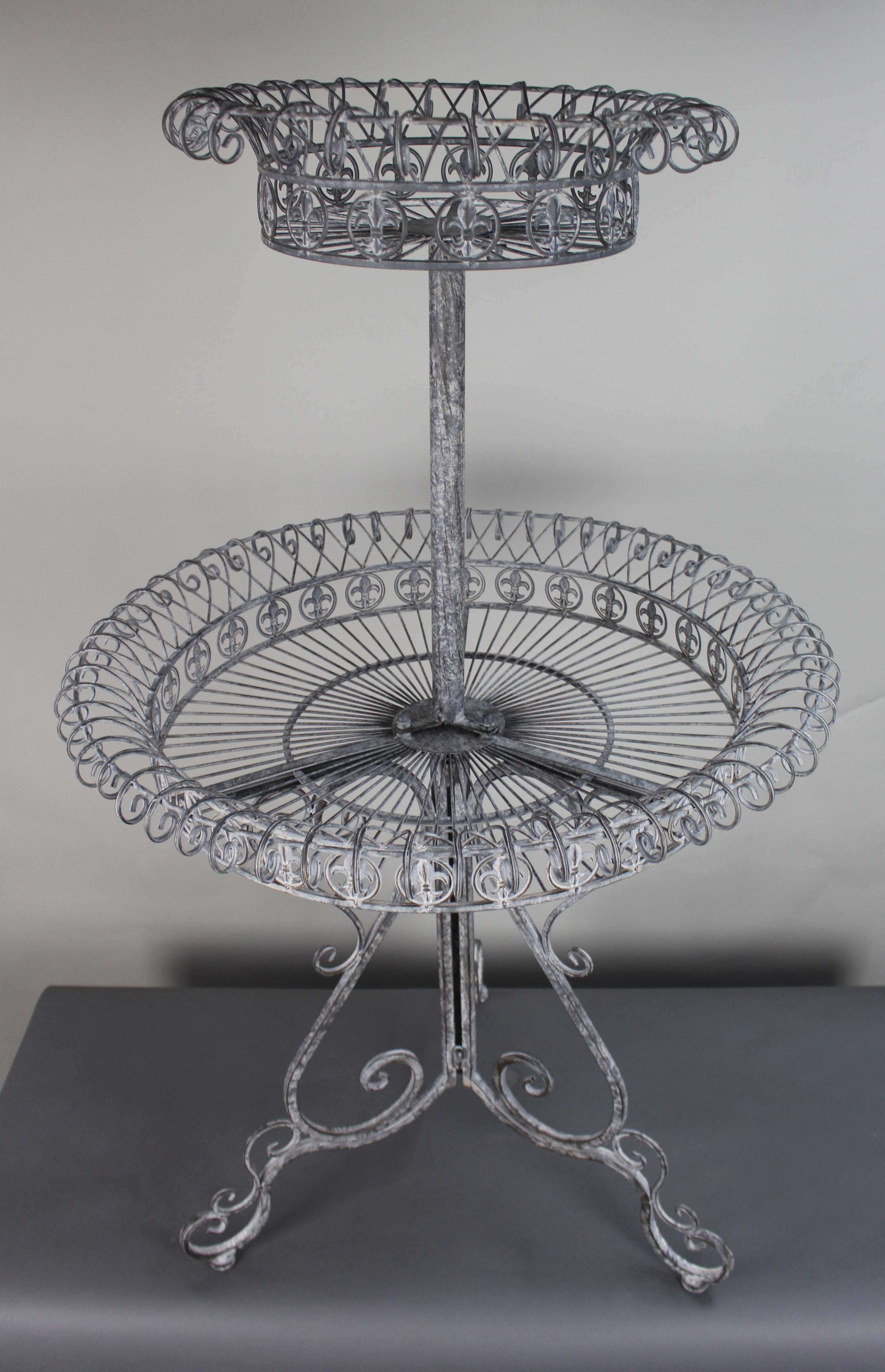Vintage Holywood Regency Metal Garden Stand