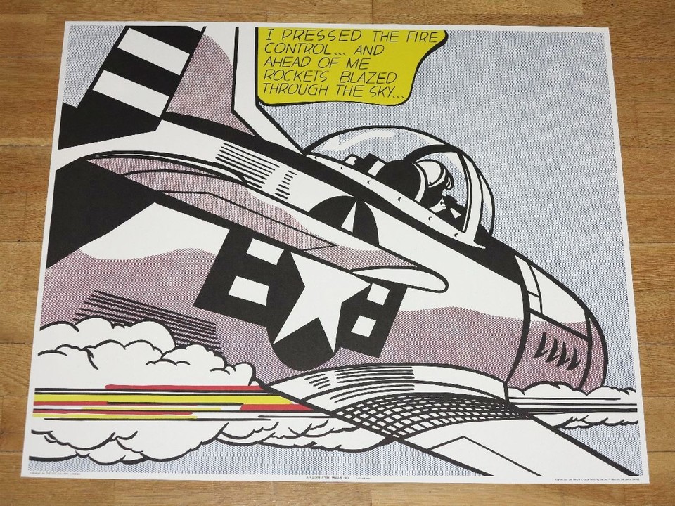 Roy Lichtenstein Diptych 'WHAAM'