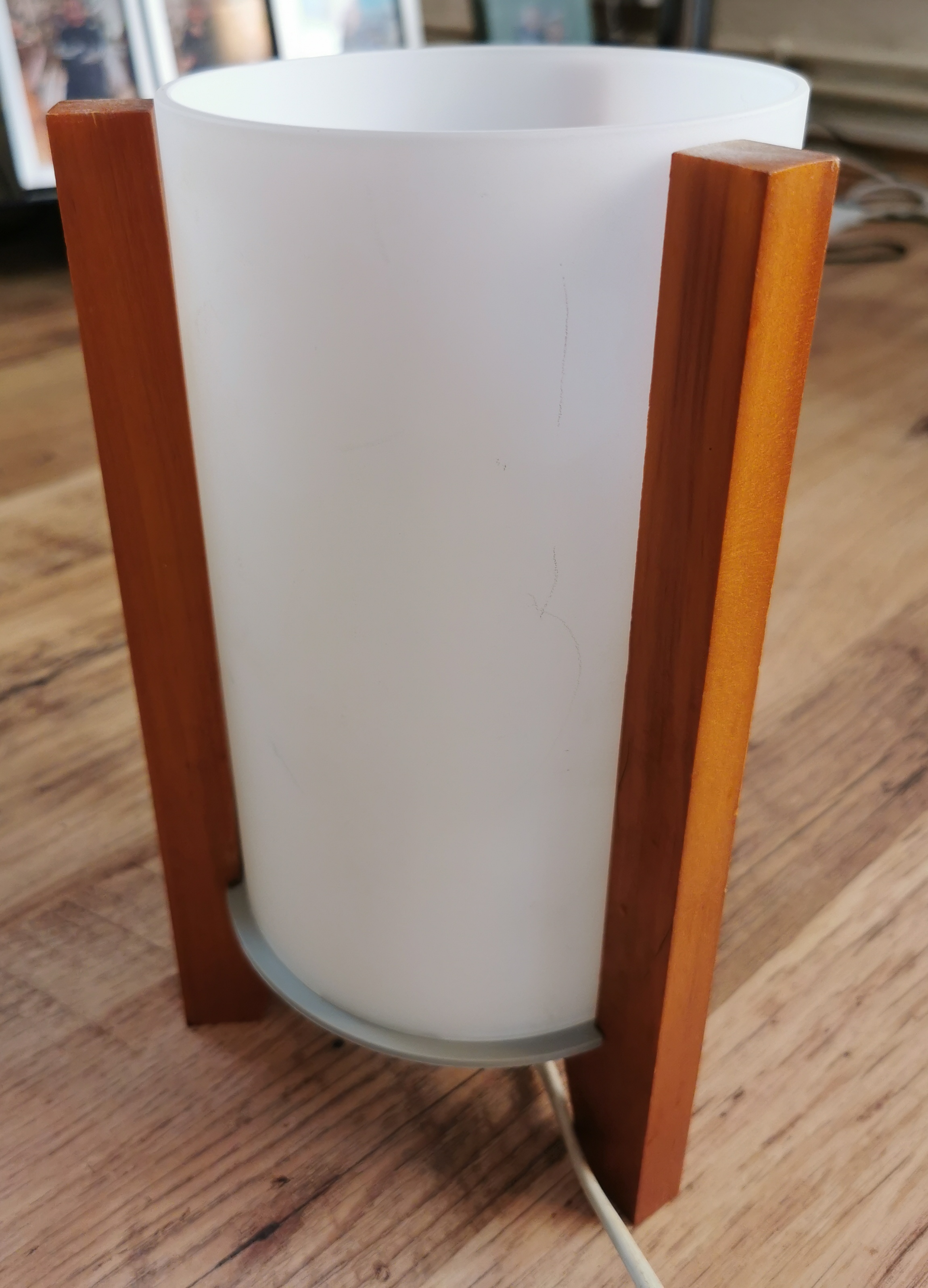 Vintage Ikea Porfylit Tripod Rocket Table Lamp 1990s Retro Scandinavian Space Age Light