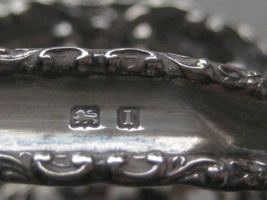 Antique Silver Sweetmeat Basket, Birmingham 1910