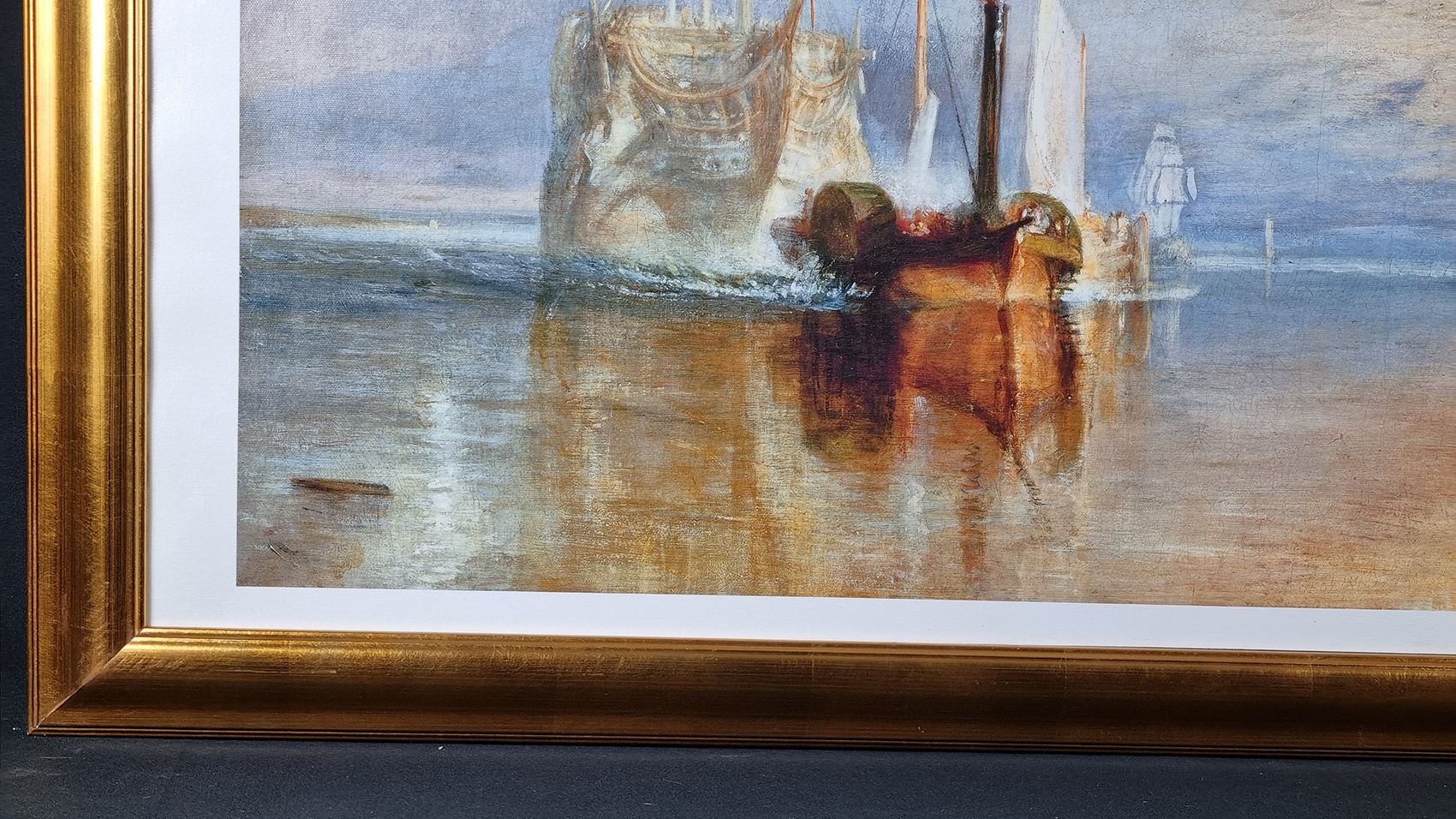 J.M.W. Turner "Fighting Temeraire" Limited Edition On Canvas.